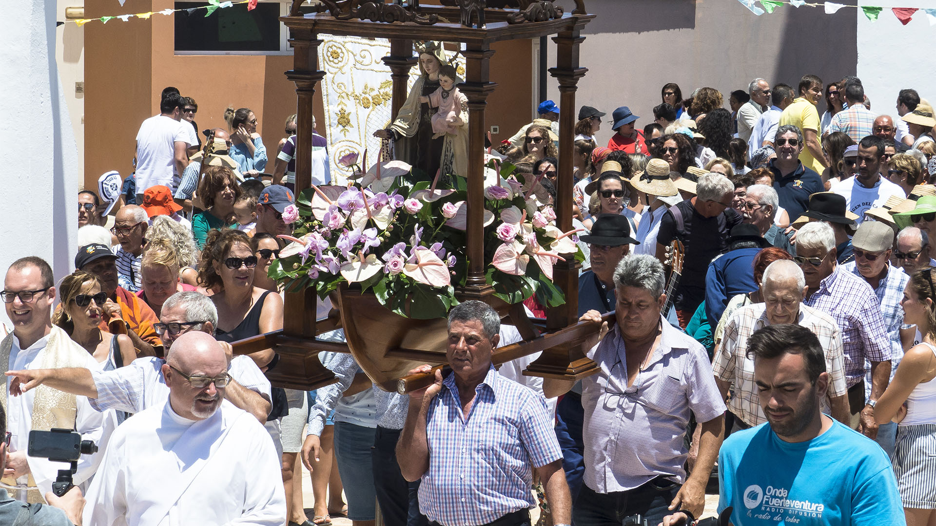 Die Fiesta Nuestra Señora del Carmen Corralejo Fuerteventura.