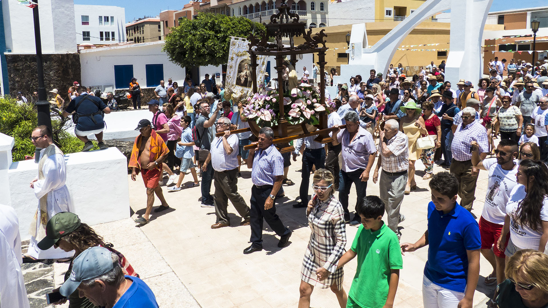 Die Fiesta Nuestra Señora del Carmen Corralejo Fuerteventura.