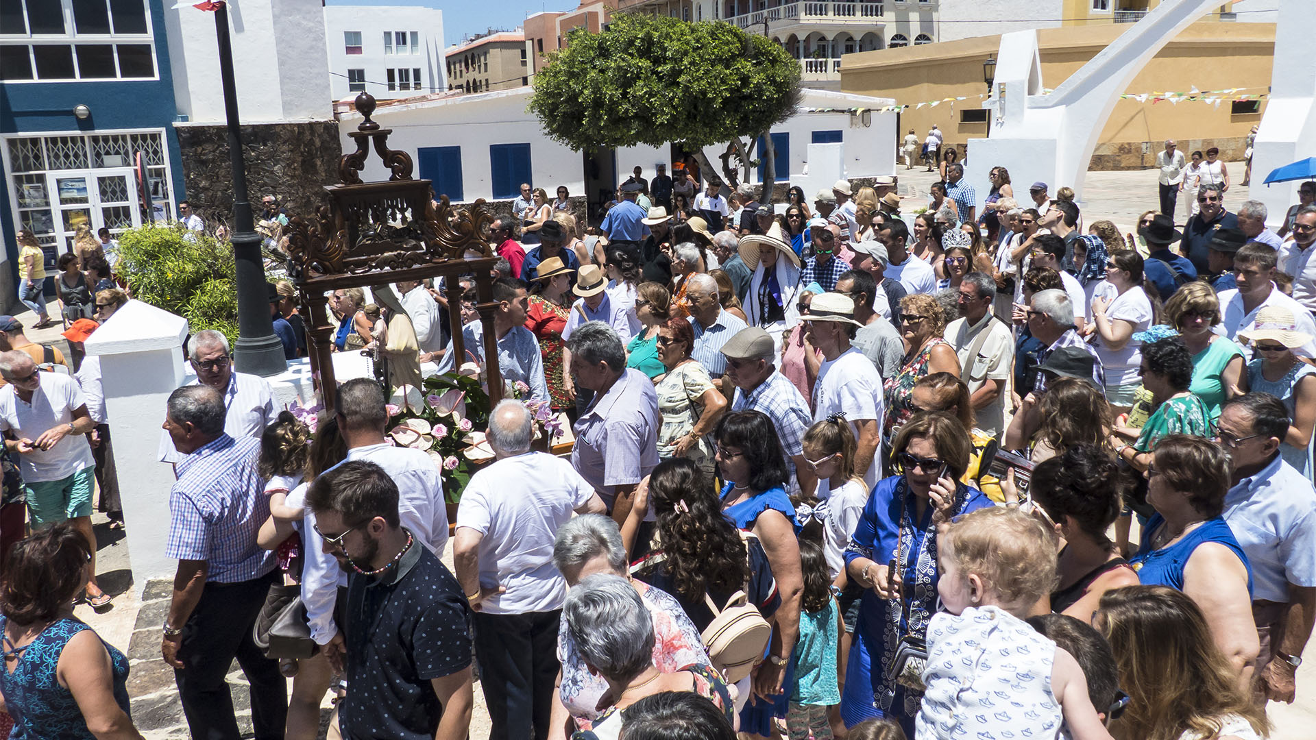 Die Fiesta Nuestra Señora del Carmen Corralejo Fuerteventura.