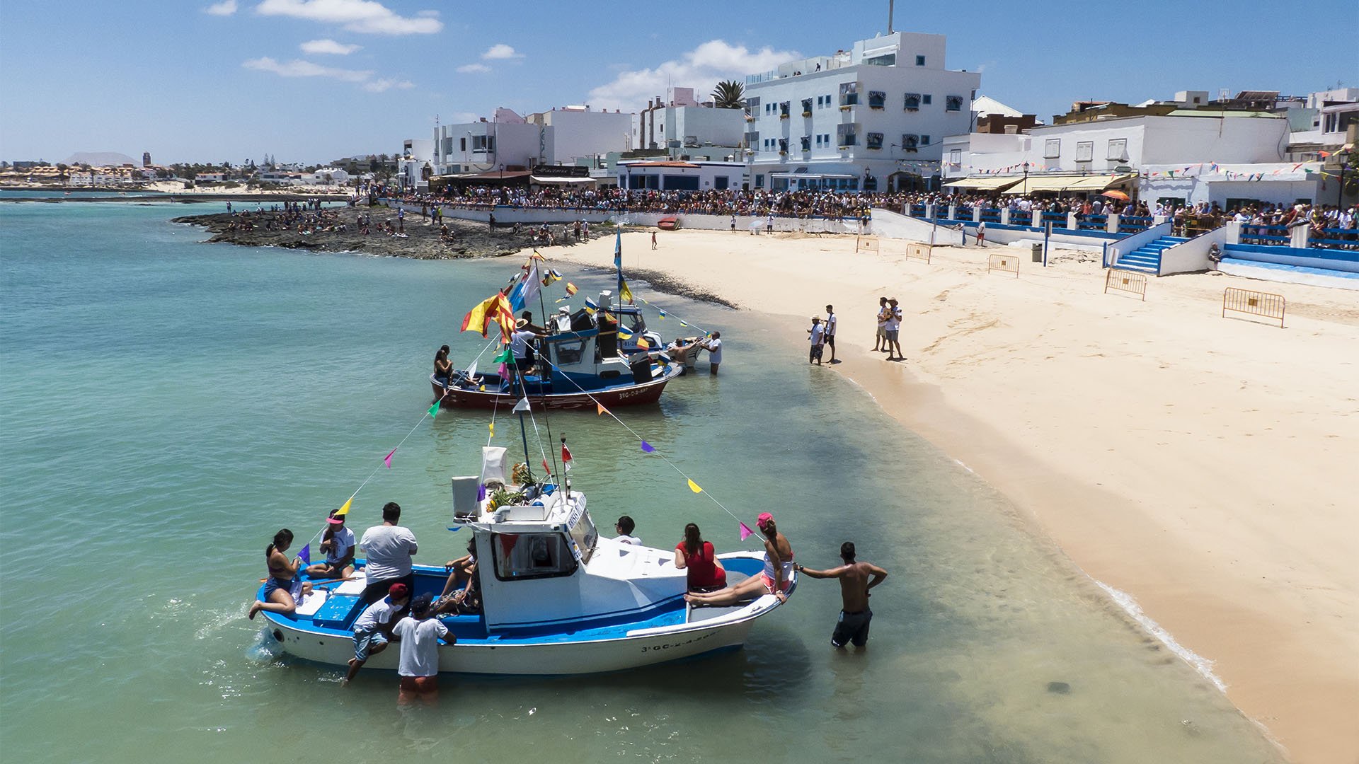 Die Fiesta Nuestra Señora del Carmen Corralejo Fuerteventura.