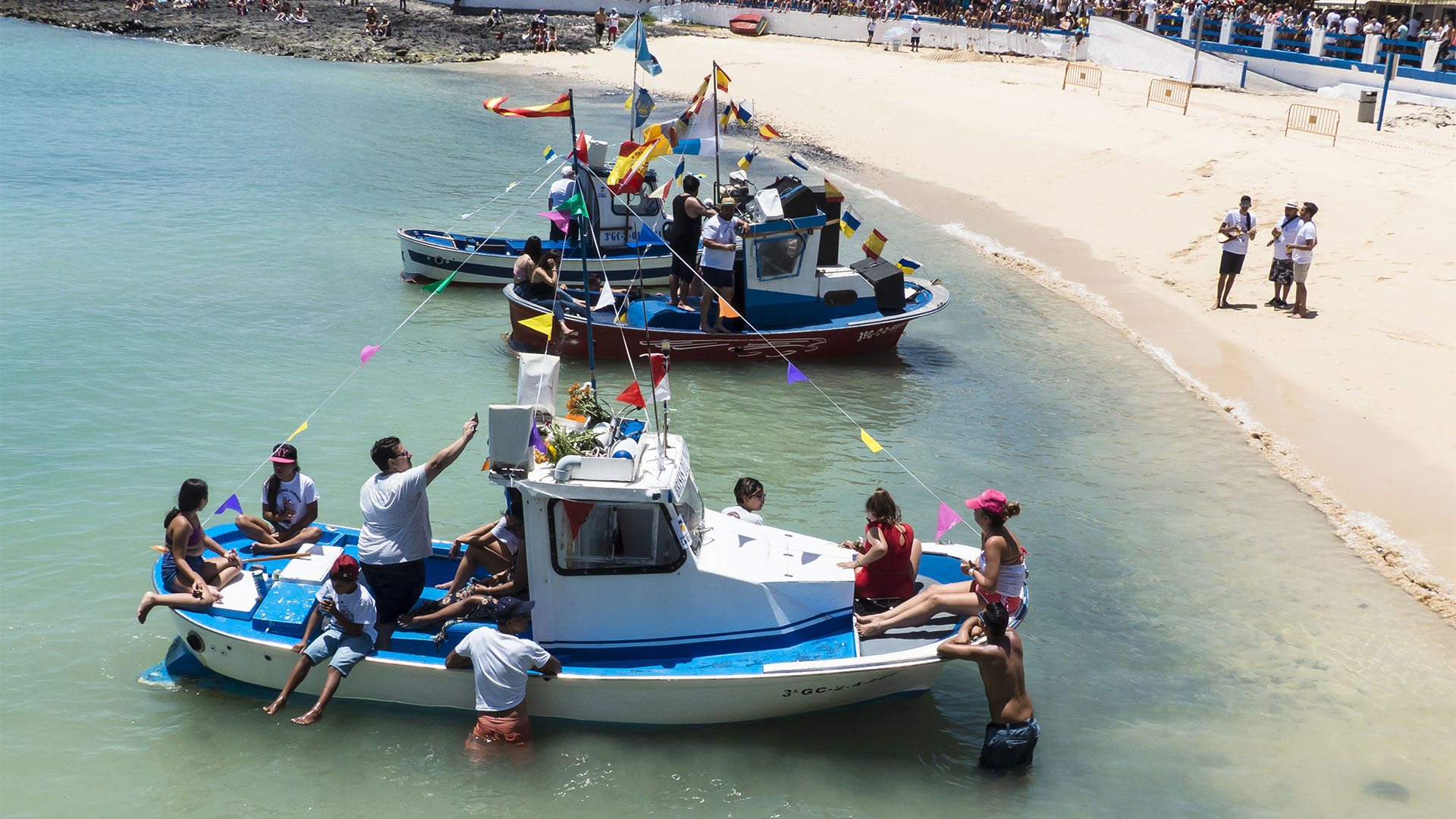 Die Fiesta Nuestra Señora del Carmen Corralejo Fuerteventura.