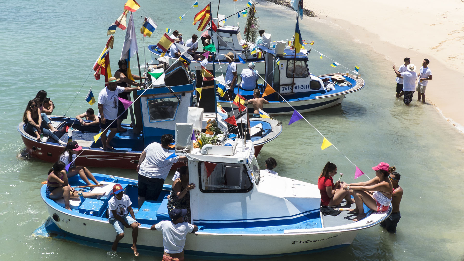 Die Fiesta Nuestra Señora del Carmen Corralejo Fuerteventura.