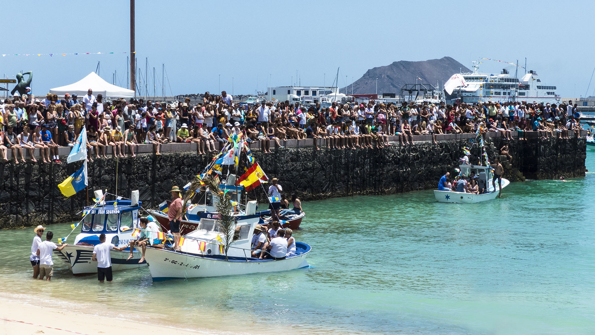 Die Fiesta Nuestra Señora del Carmen Corralejo Fuerteventura.