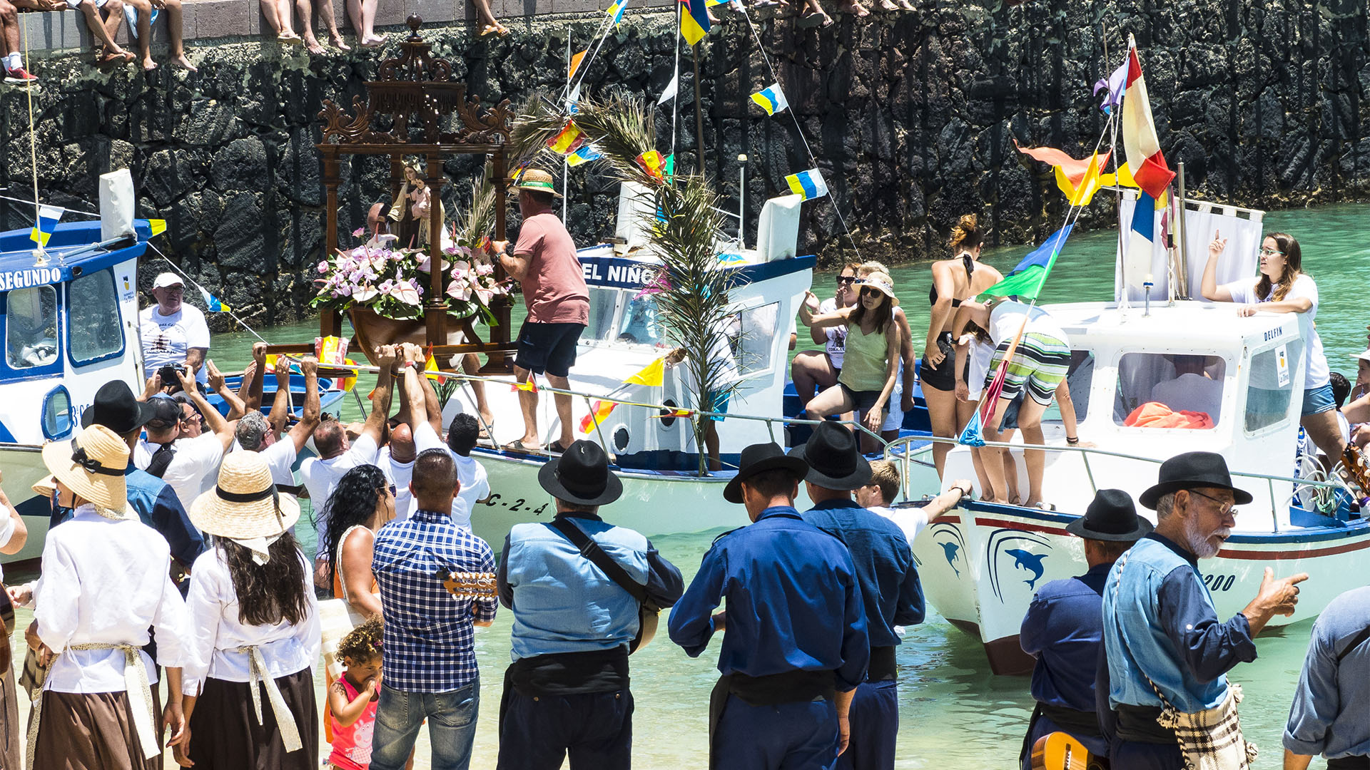 Die Fiesta Nuestra Señora del Carmen Corralejo Fuerteventura.