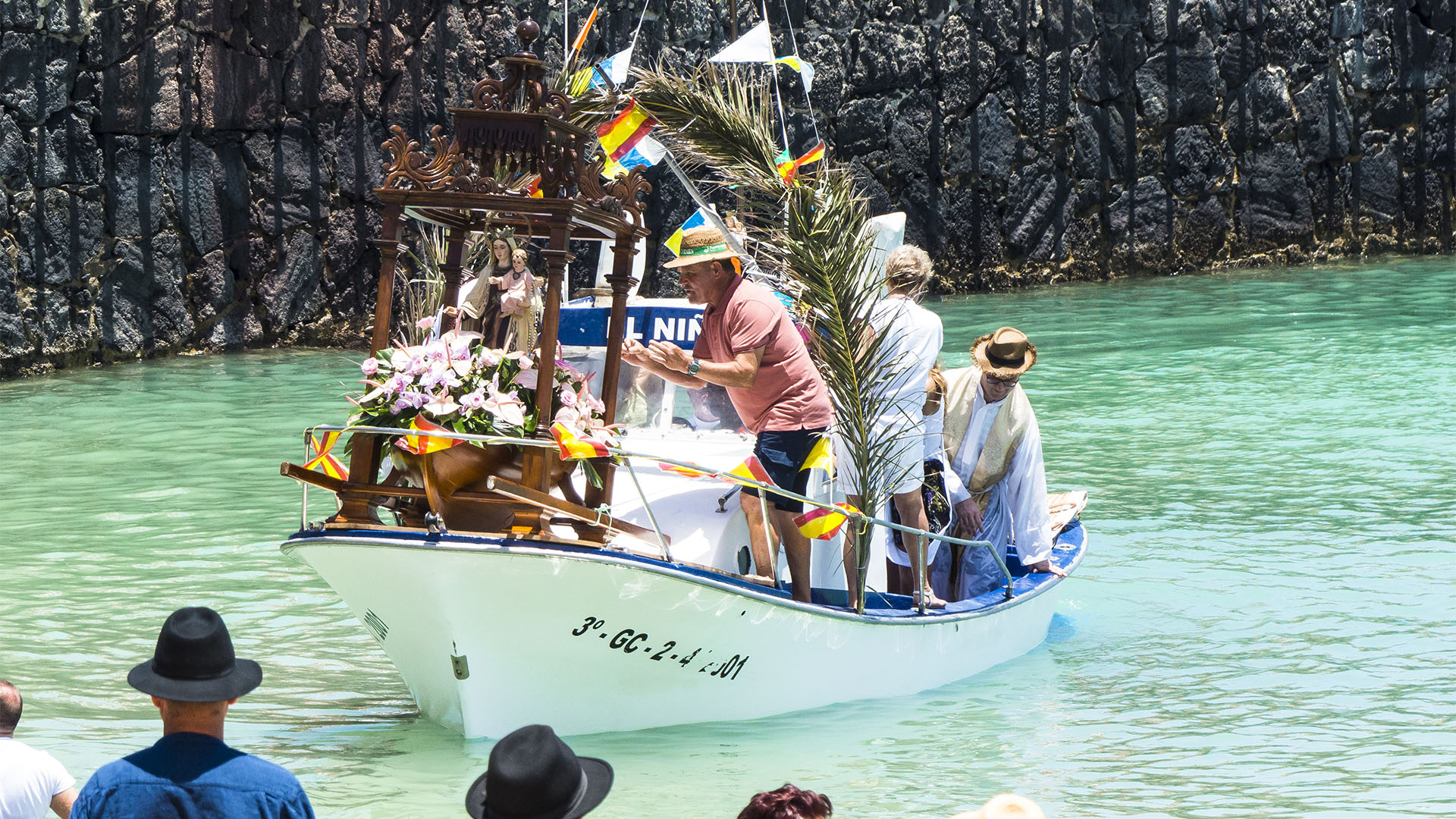 Die Fiesta Nuestra Señora del Carmen Corralejo Fuerteventura.