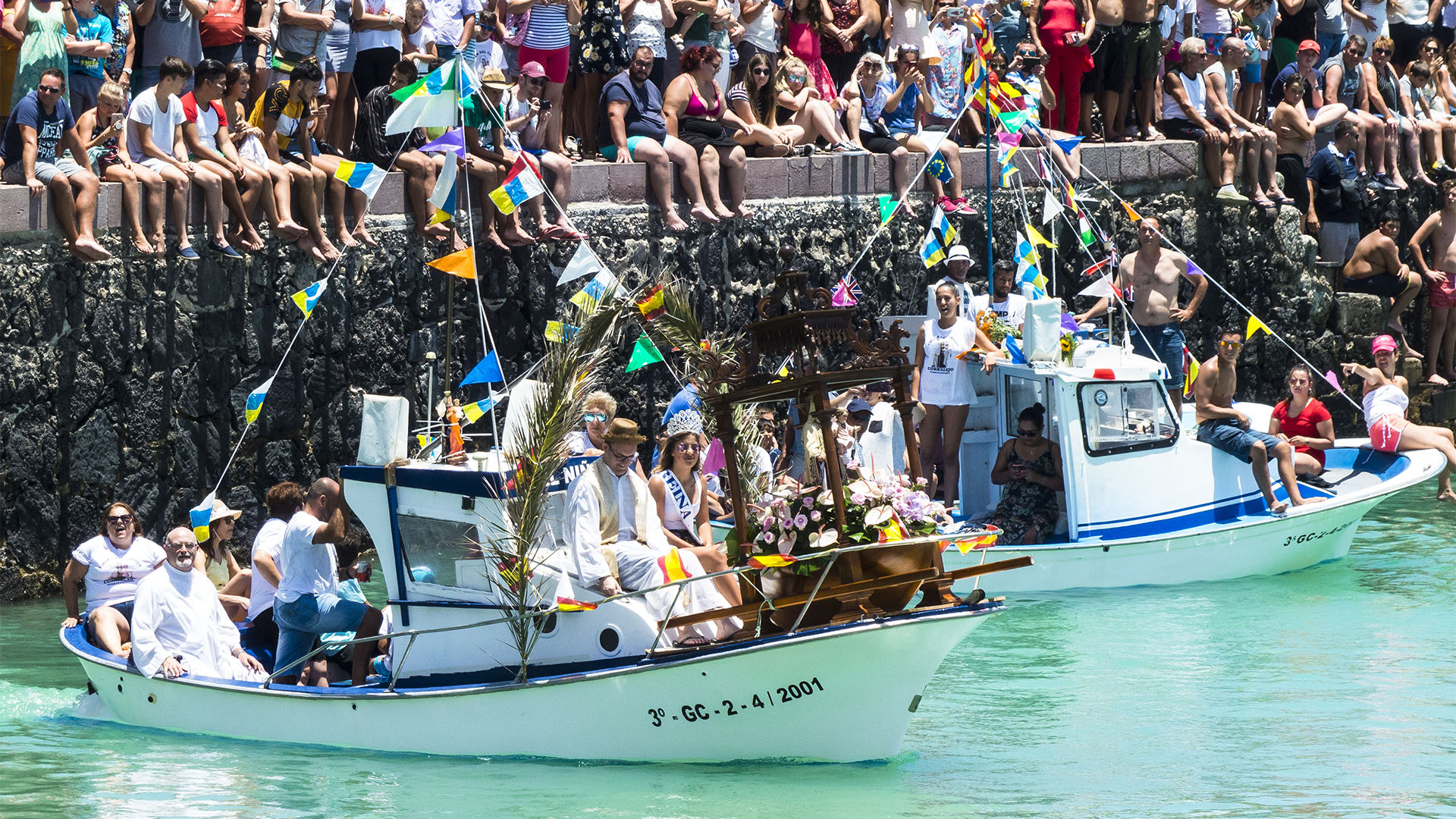 Die Fiesta Nuestra Señora del Carmen Corralejo Fuerteventura.