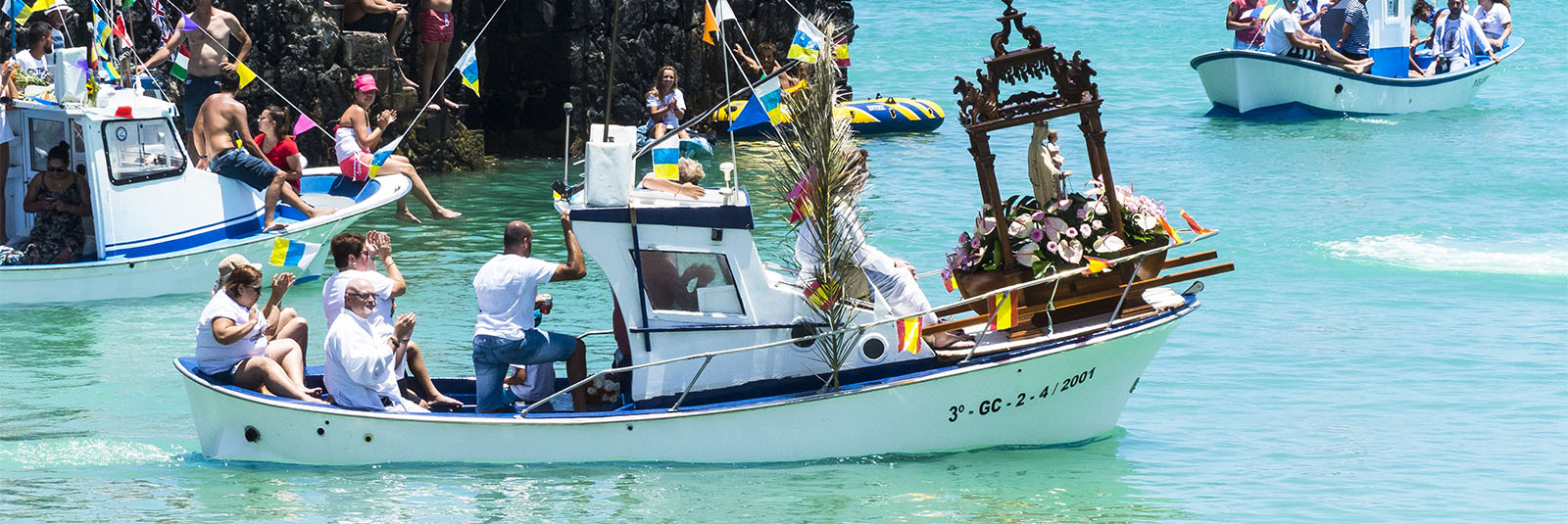 Die Fiesta Nuestra Señora del Carmen Corralejo Fuerteventura.