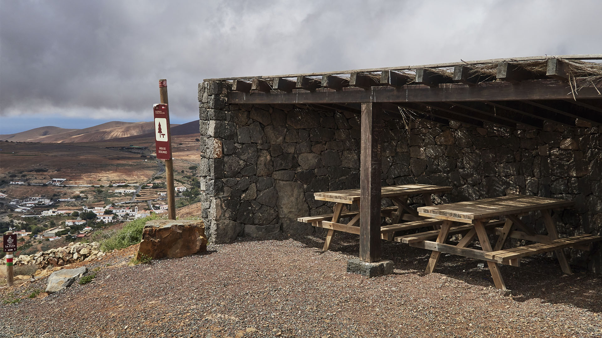 Wallfahrtsweg Antigua – Betancuria über den Pass Degollada de la Villa.