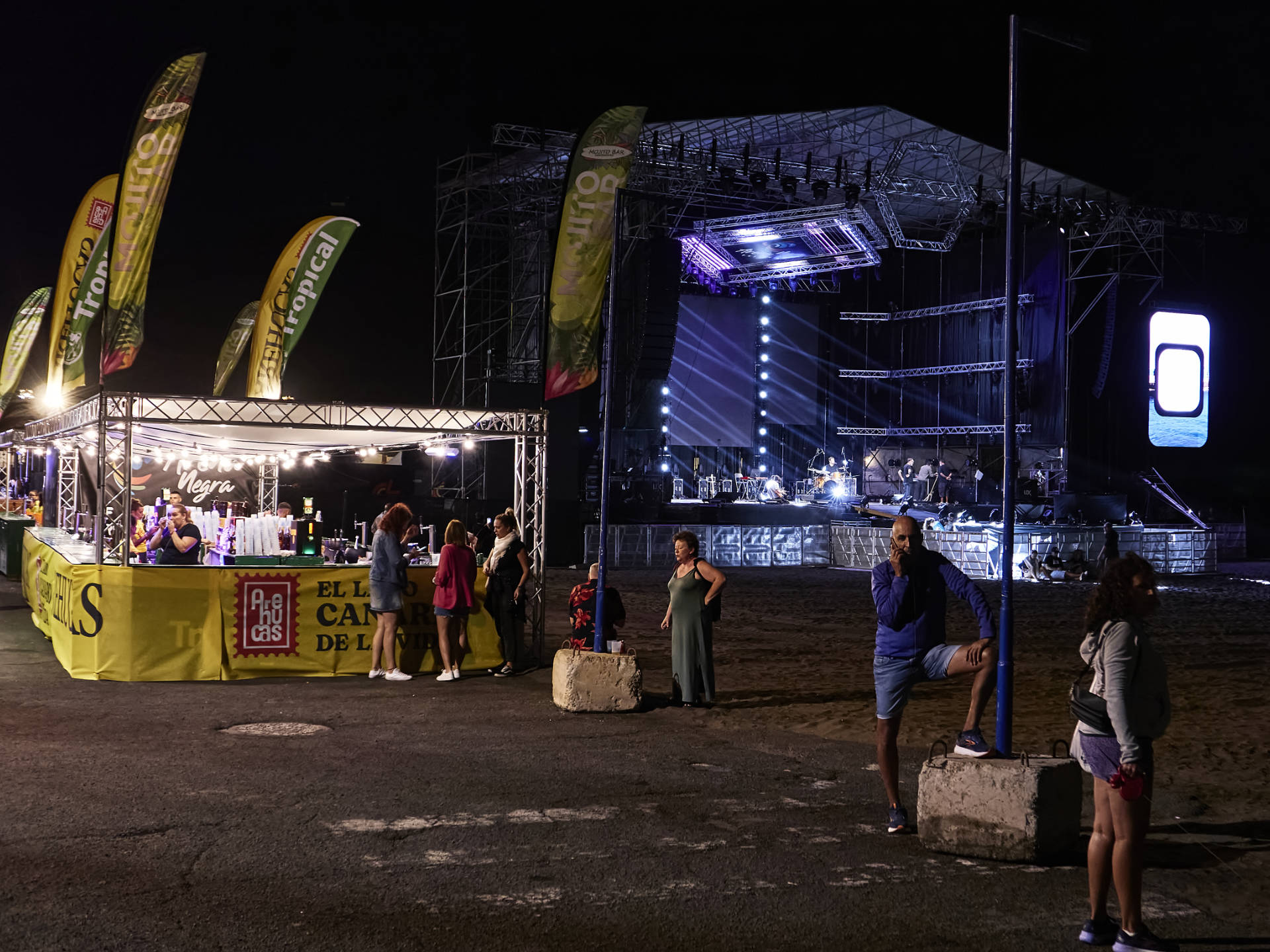 Festival Arena Negra en Gran Tarajal Fuerteventura 2023.