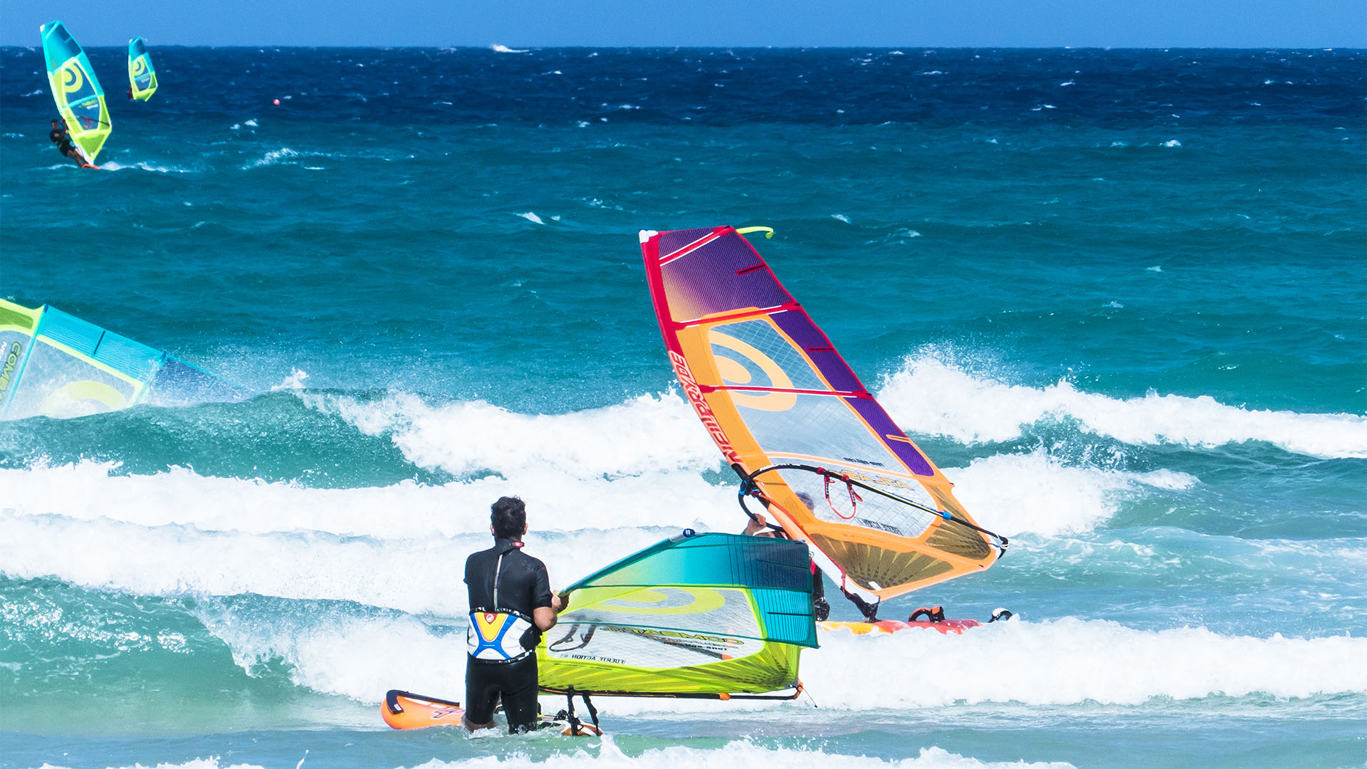 Sportveranstaltungen auf Fuerteventura: Kite + Windsurf WM Sotavento.