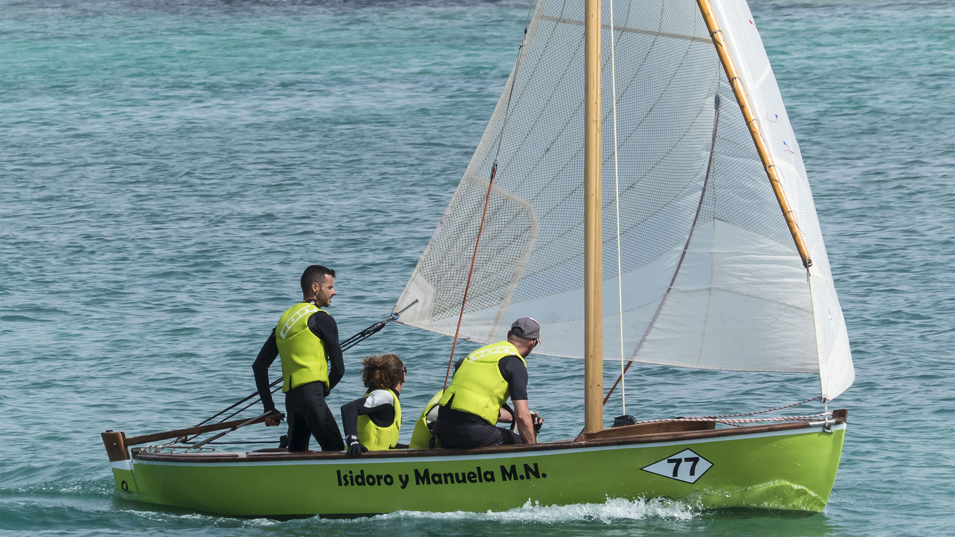 Sportveranstaltungen auf Fuerteventura: Corralejo Regata de Vela Latina.