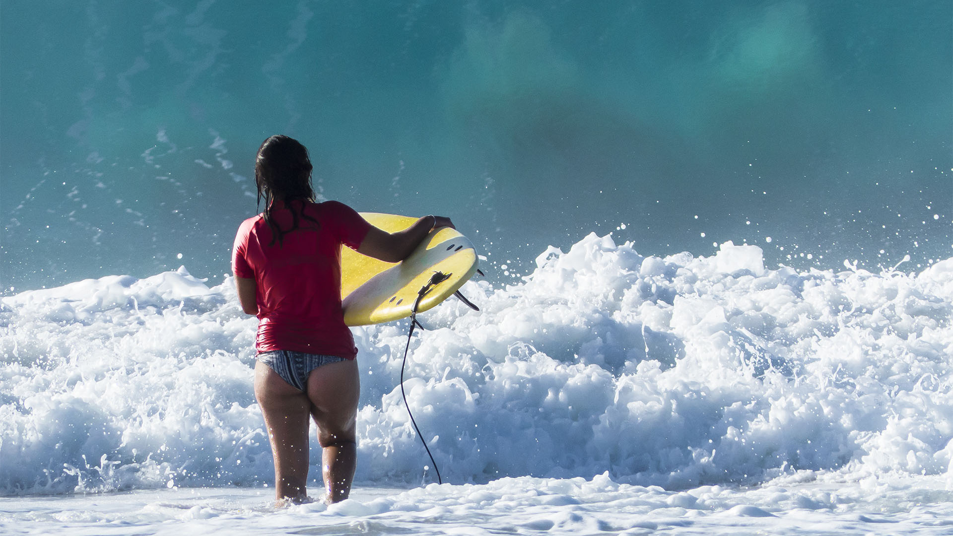 Wellenreiten auf Fuerteventura – das Hawaii Europas.