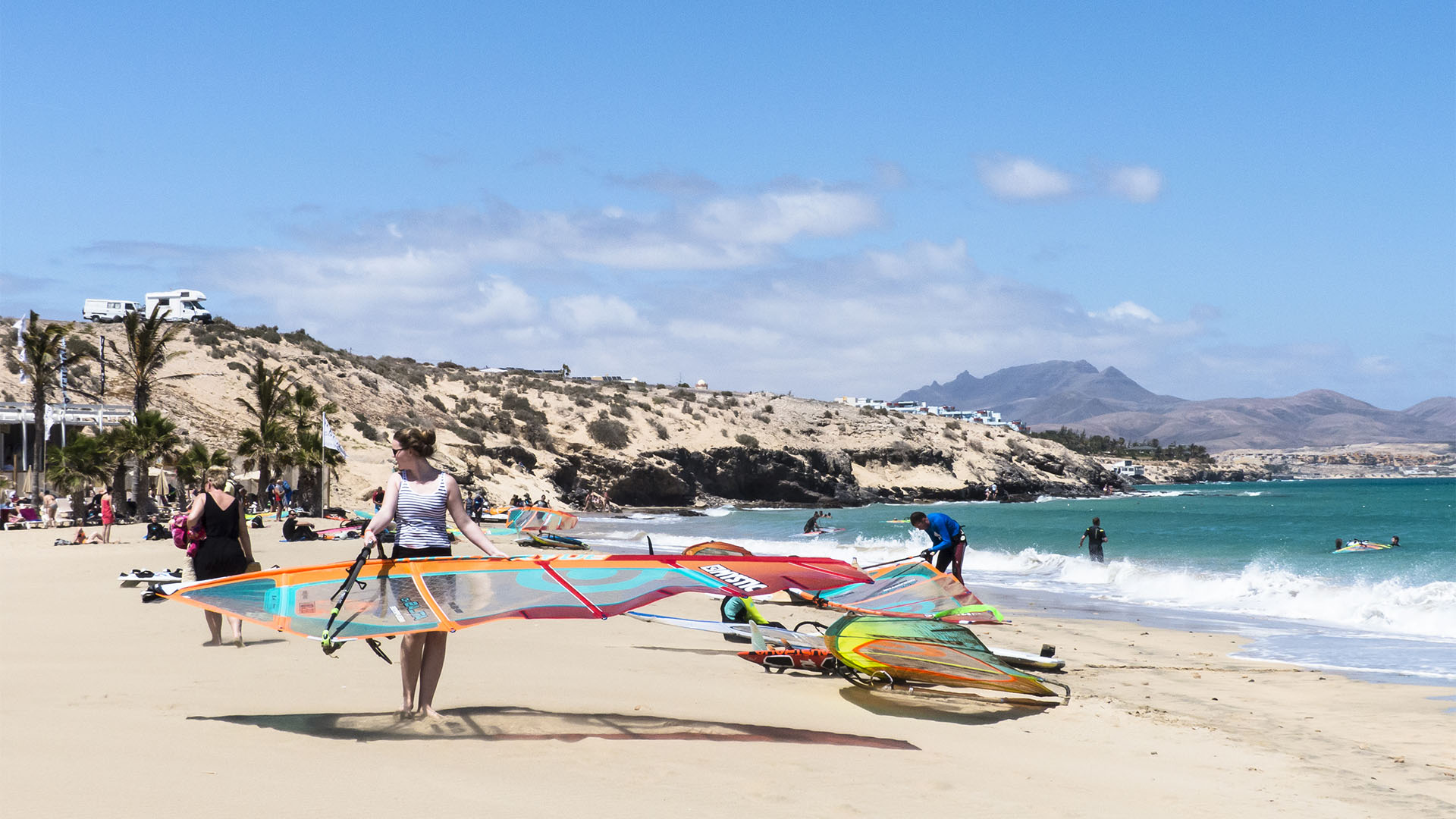 Windsurfen auf Fuerteventura – das Hawaii Europas.
