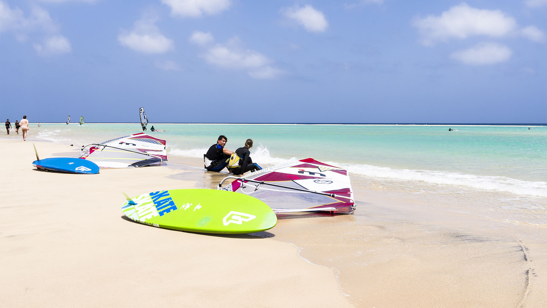 Windsurfen auf Fuerteventura – das Hawaii Europas.