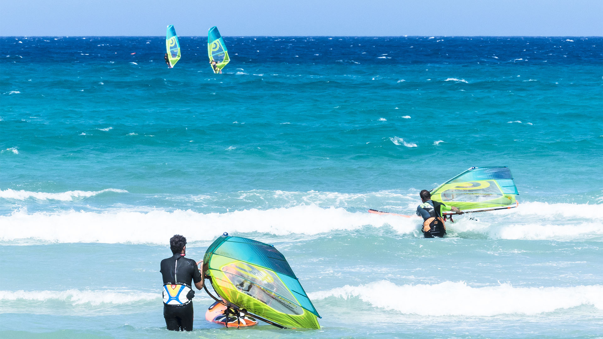 Windsurfen auf Fuerteventura – das Hawaii Europas.