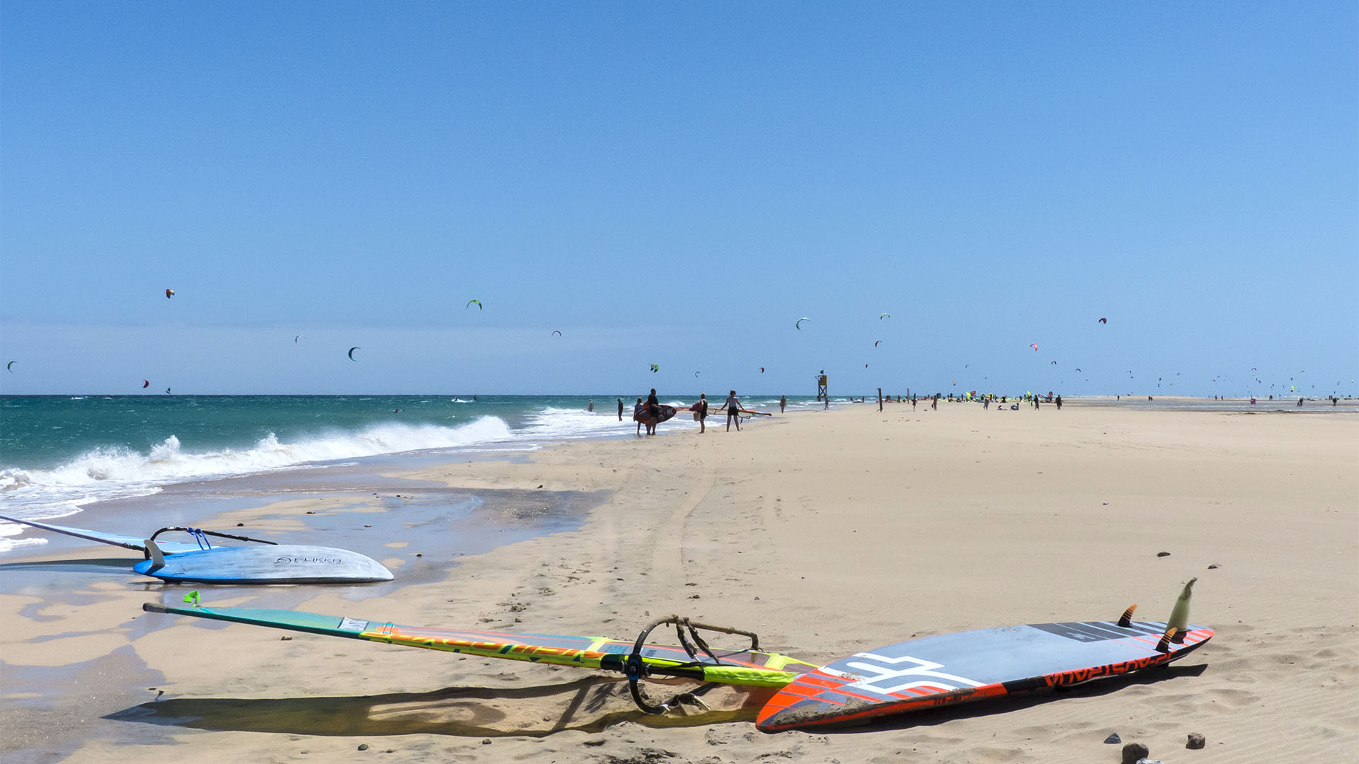 Windsurfen auf Fuerteventura – das Hawaii Europas.