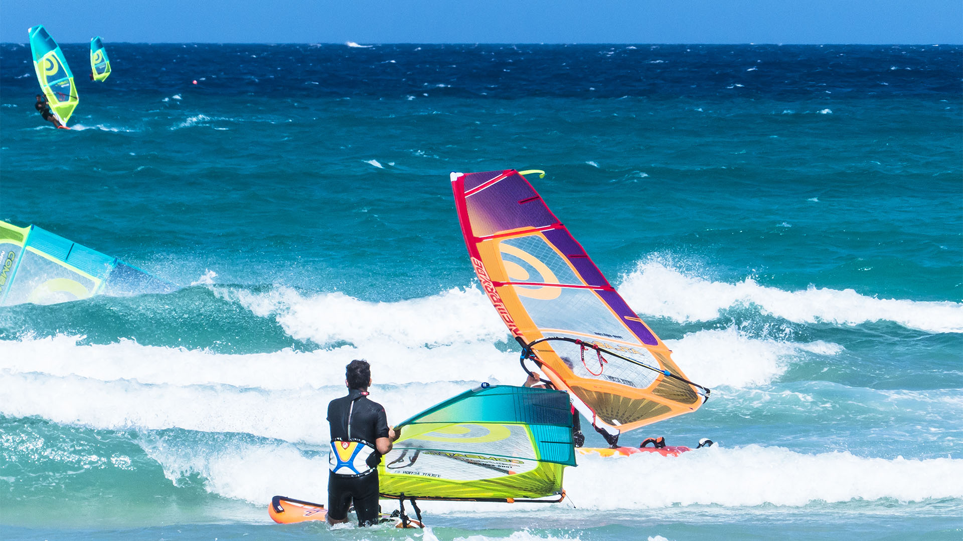 Windsurfen auf Fuerteventura – das Hawaii Europas.