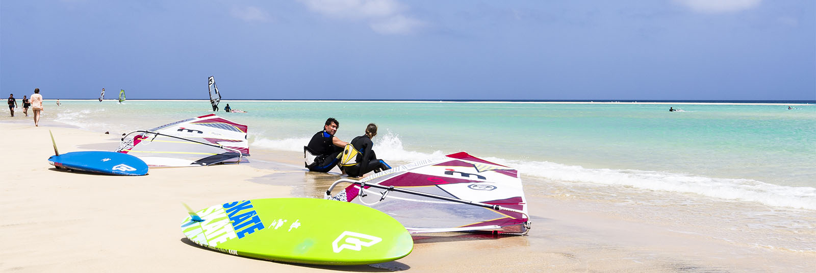 Windsurfen auf Fuerteventura – das Hawaii Europas.