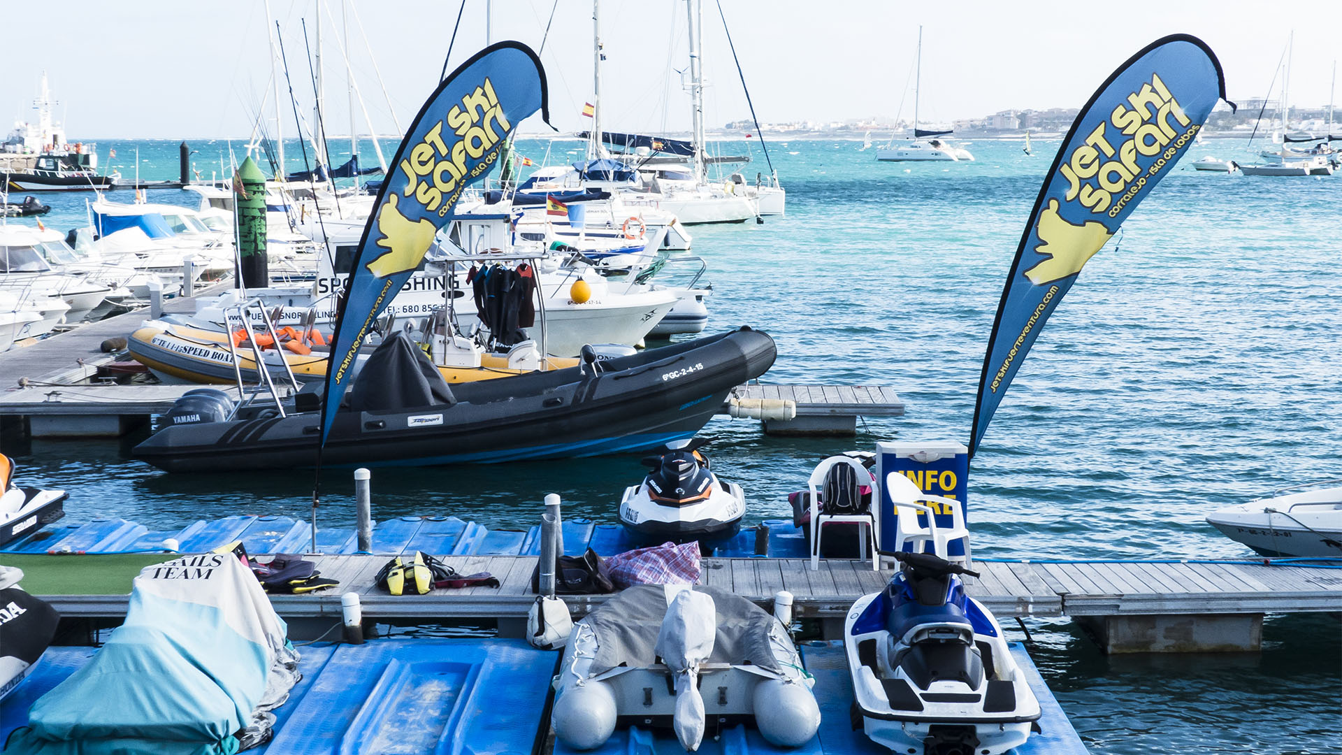 Funsport, Jetski, Jetskisafaris, Parasailing und mehr auf Fuerteventura.