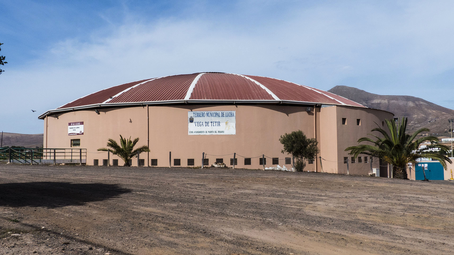 Die Ringkampfarena in Tetir Fuerteventura.