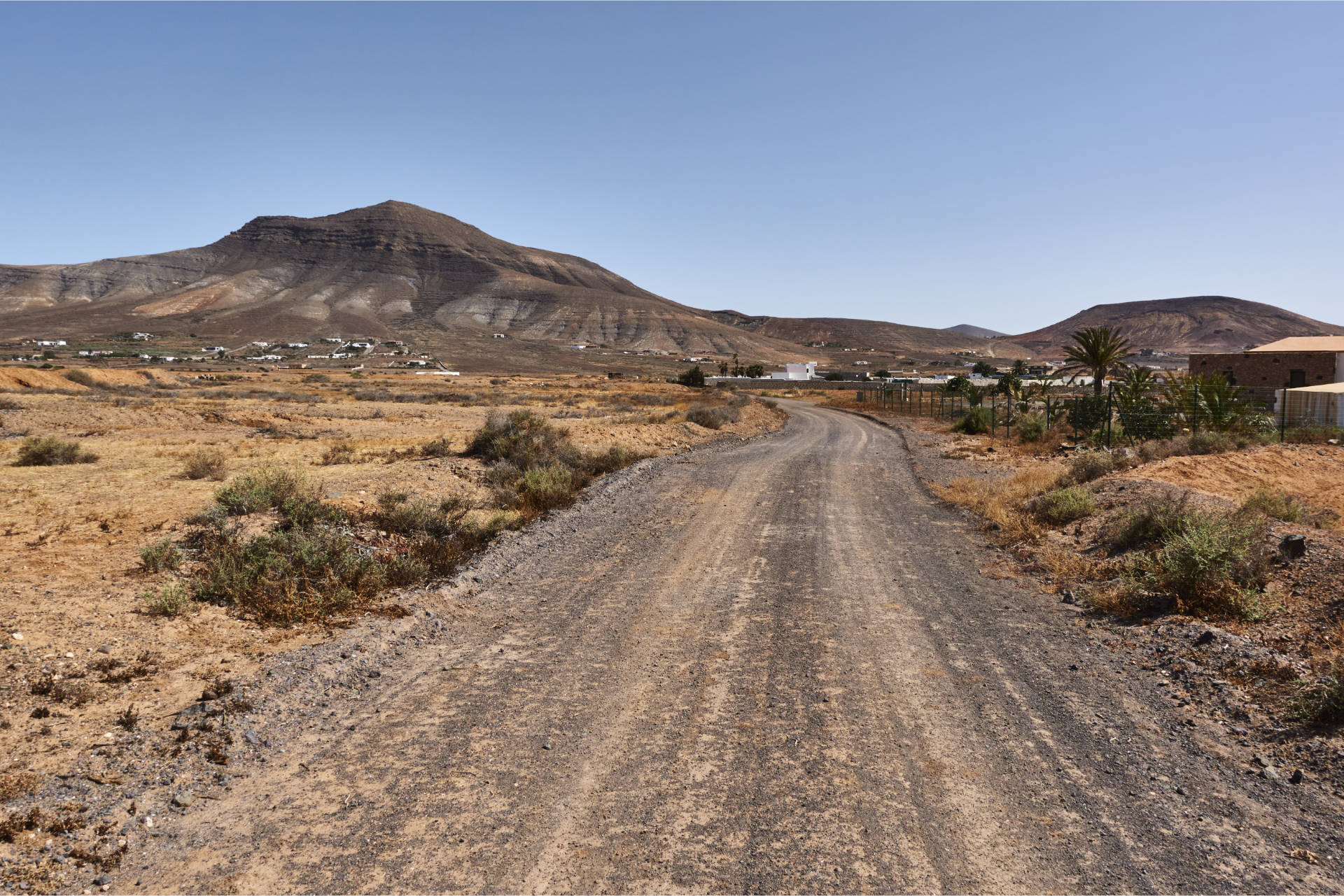 Wandern: Montaña Martínez Tetir Fuerteventura.