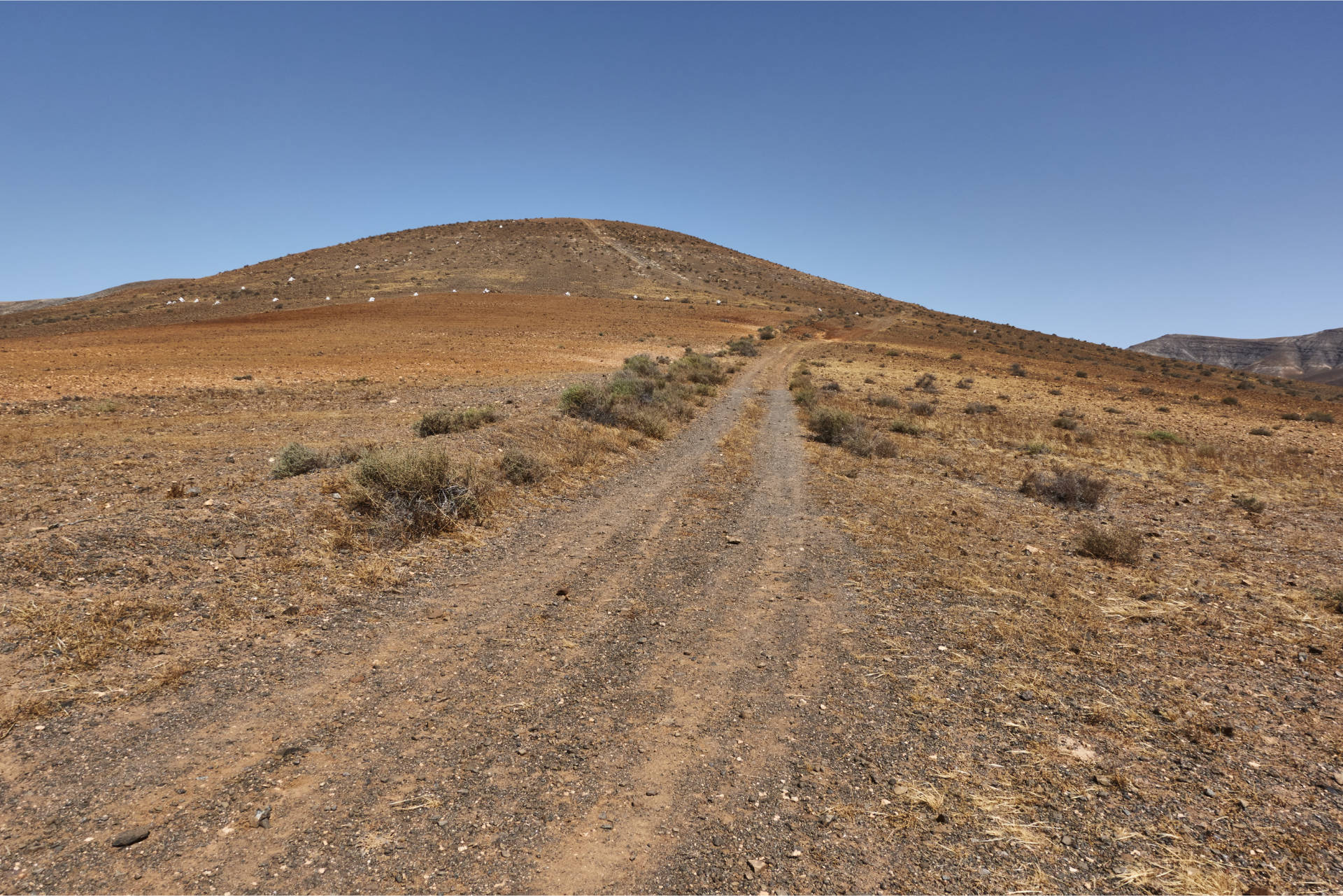 Wandern: Montaña Martínez Tetir Fuerteventura.