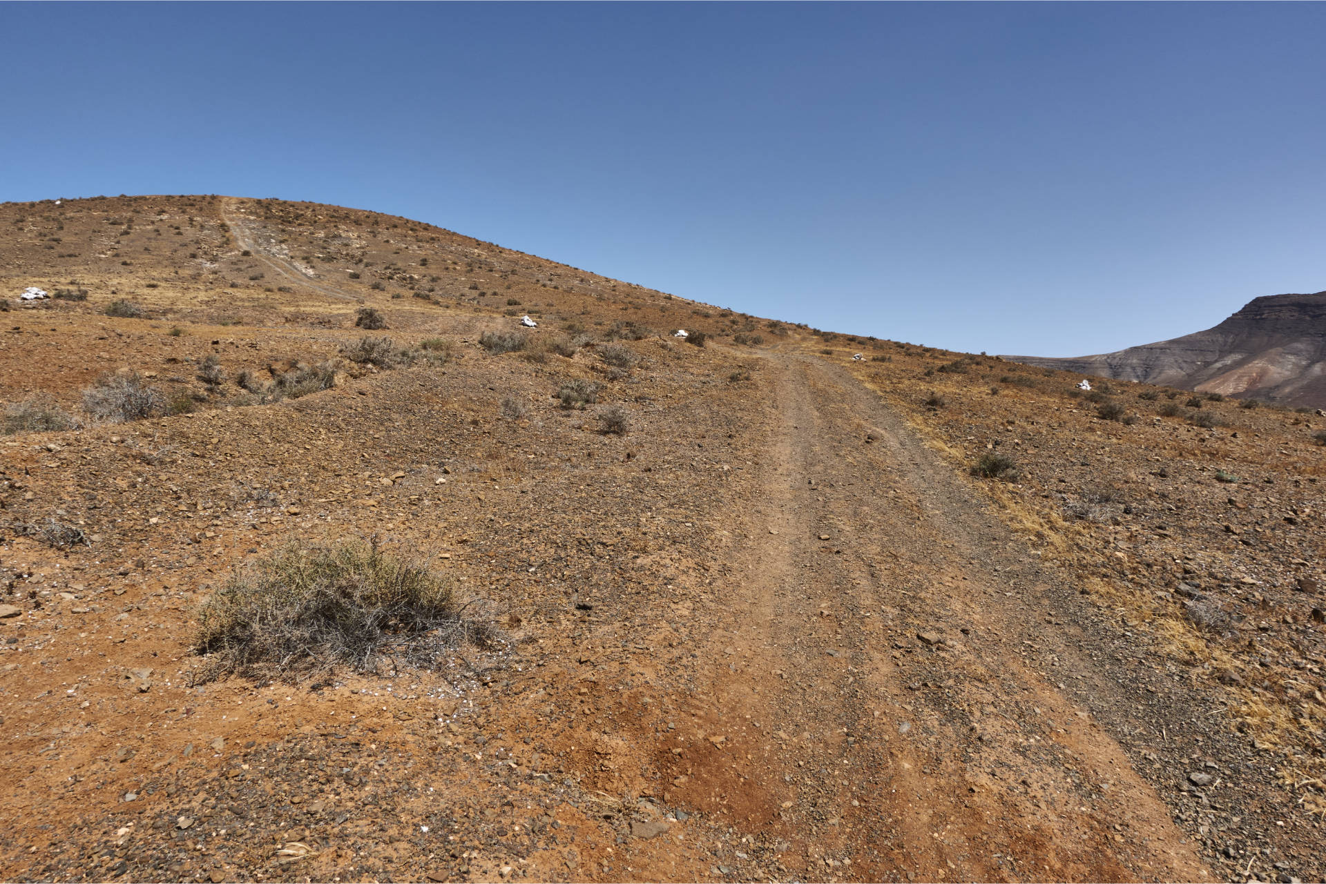 Wandern: Montaña Martínez Tetir Fuerteventura.