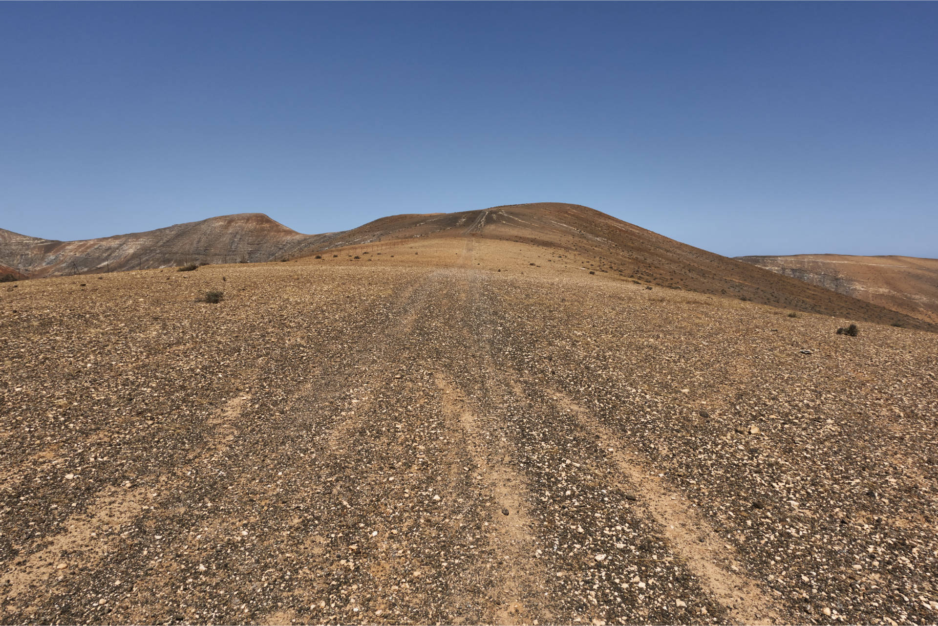 Wandern: Montaña Martínez Tetir Fuerteventura.