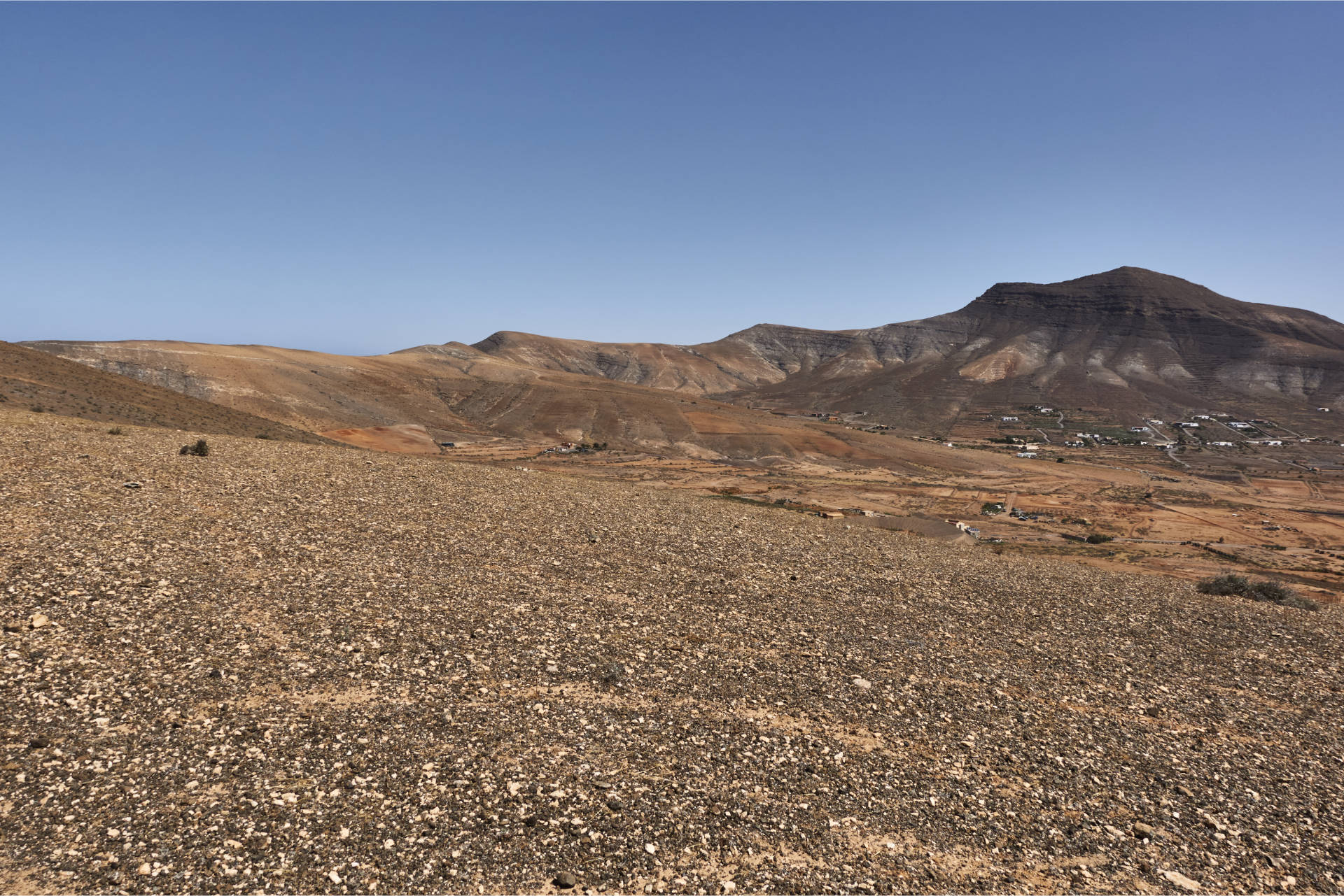 Wandern: Montaña Martínez Tetir Fuerteventura.