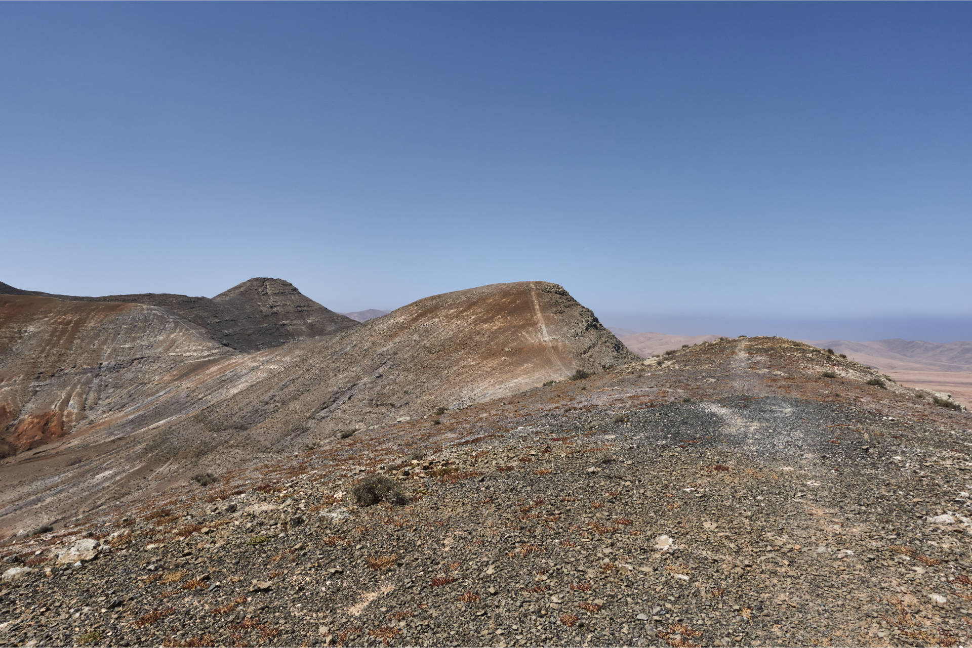 Wandern: Montaña Martínez Tetir Fuerteventura.