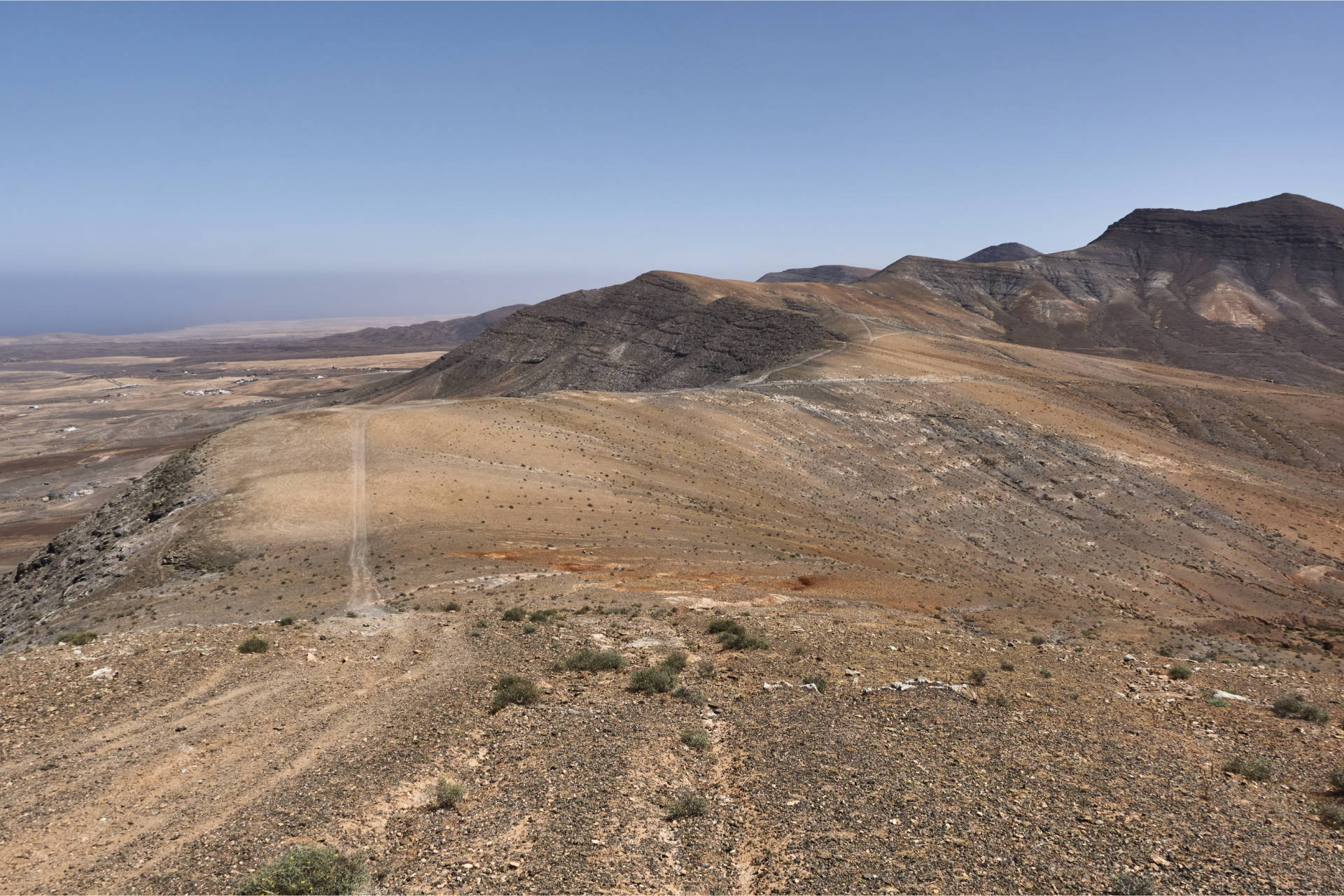 Wandern: Montaña Martínez Tetir Fuerteventura.