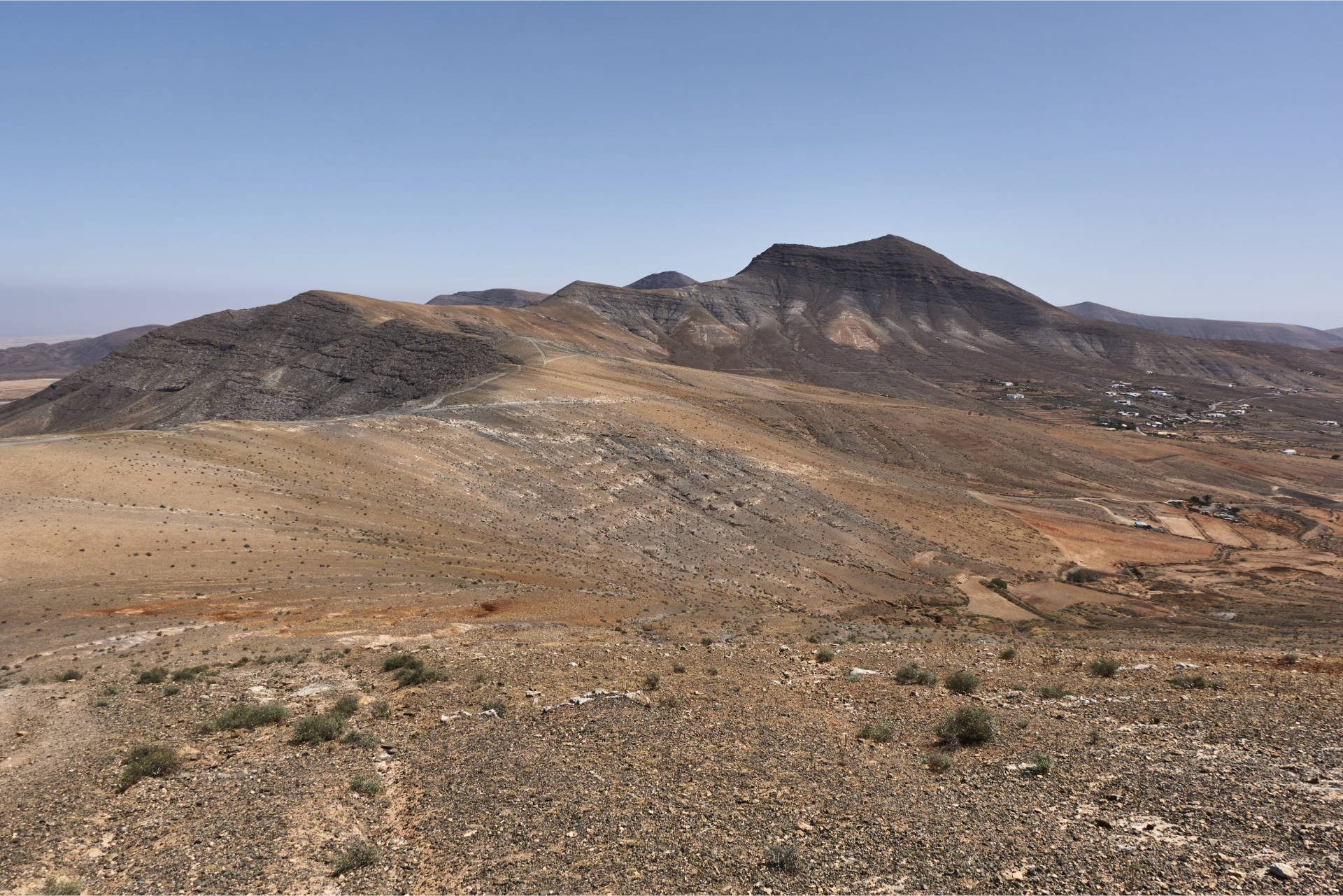 Wandern: Montaña Martínez Tetir Fuerteventura.