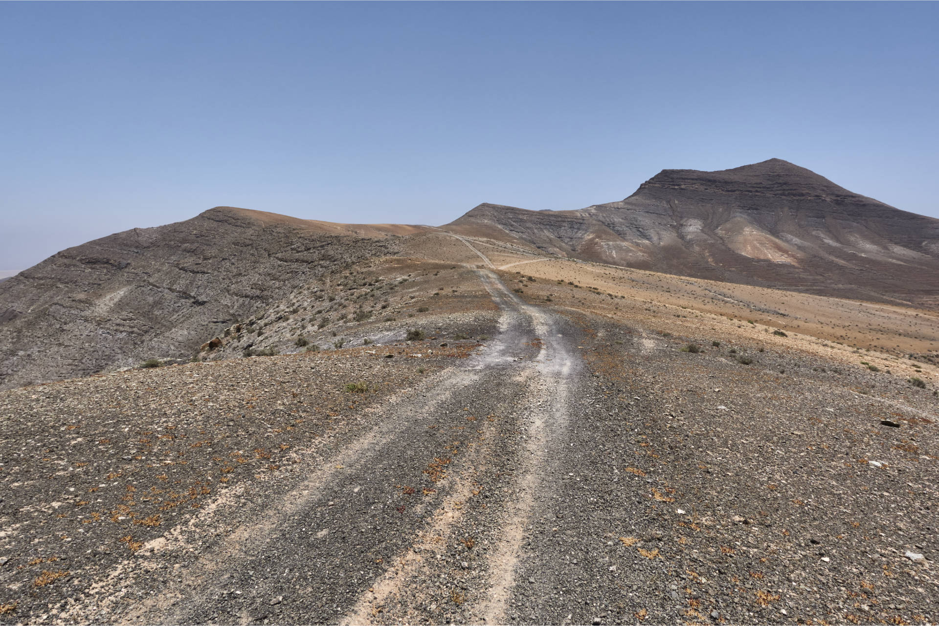 Wandern: Montaña Martínez Tetir Fuerteventura.