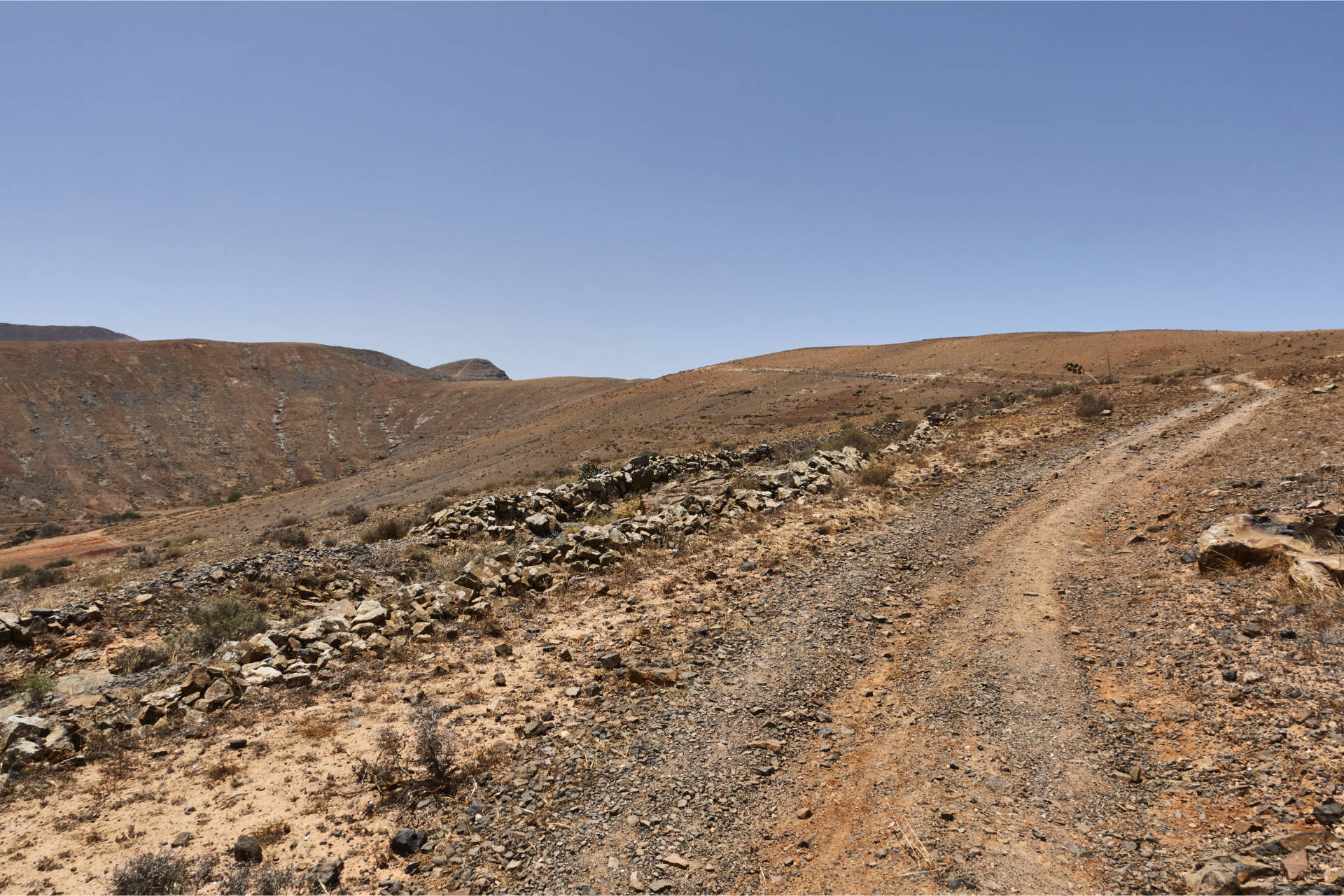 Wandern: Montaña Martínez Tetir Fuerteventura.