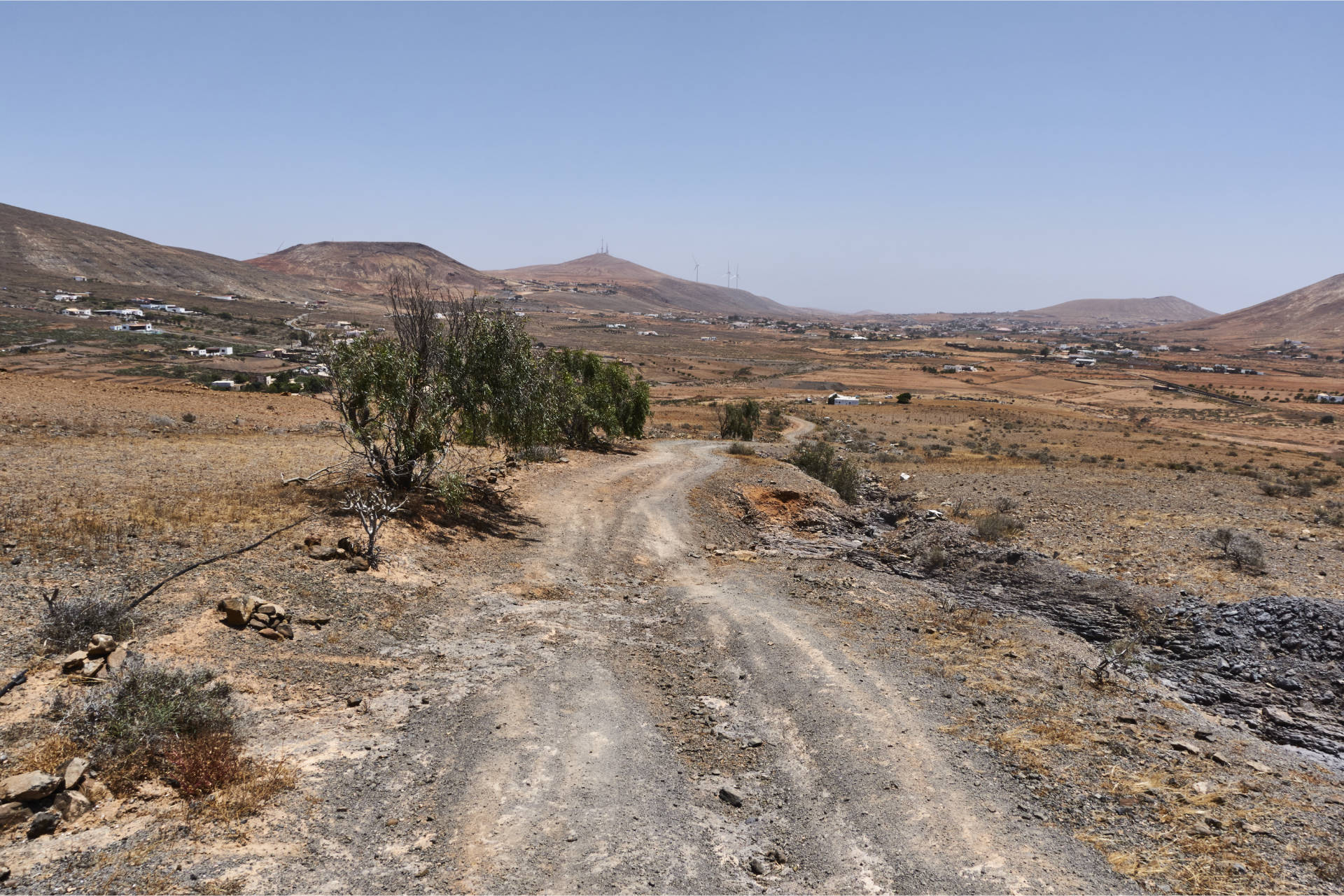 Wandern: Montaña Martínez Tetir Fuerteventura.