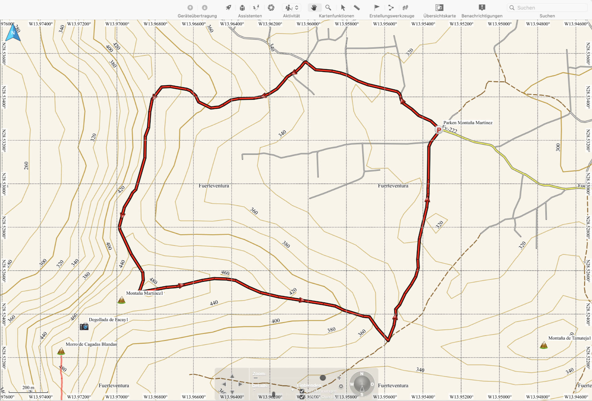 Rundtour – Tetir - Montaña de Martínez (498 m) Fuerteventura.