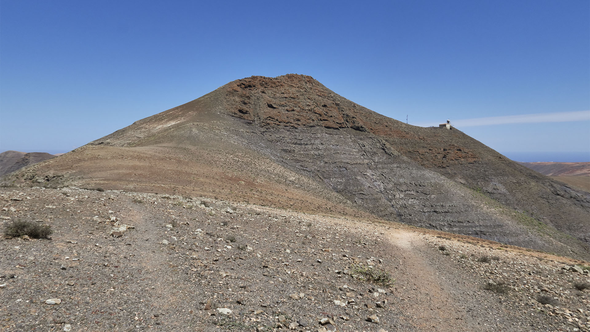 Blick vom Aussichtspunkt 2 auf den Montaña de la Muda.