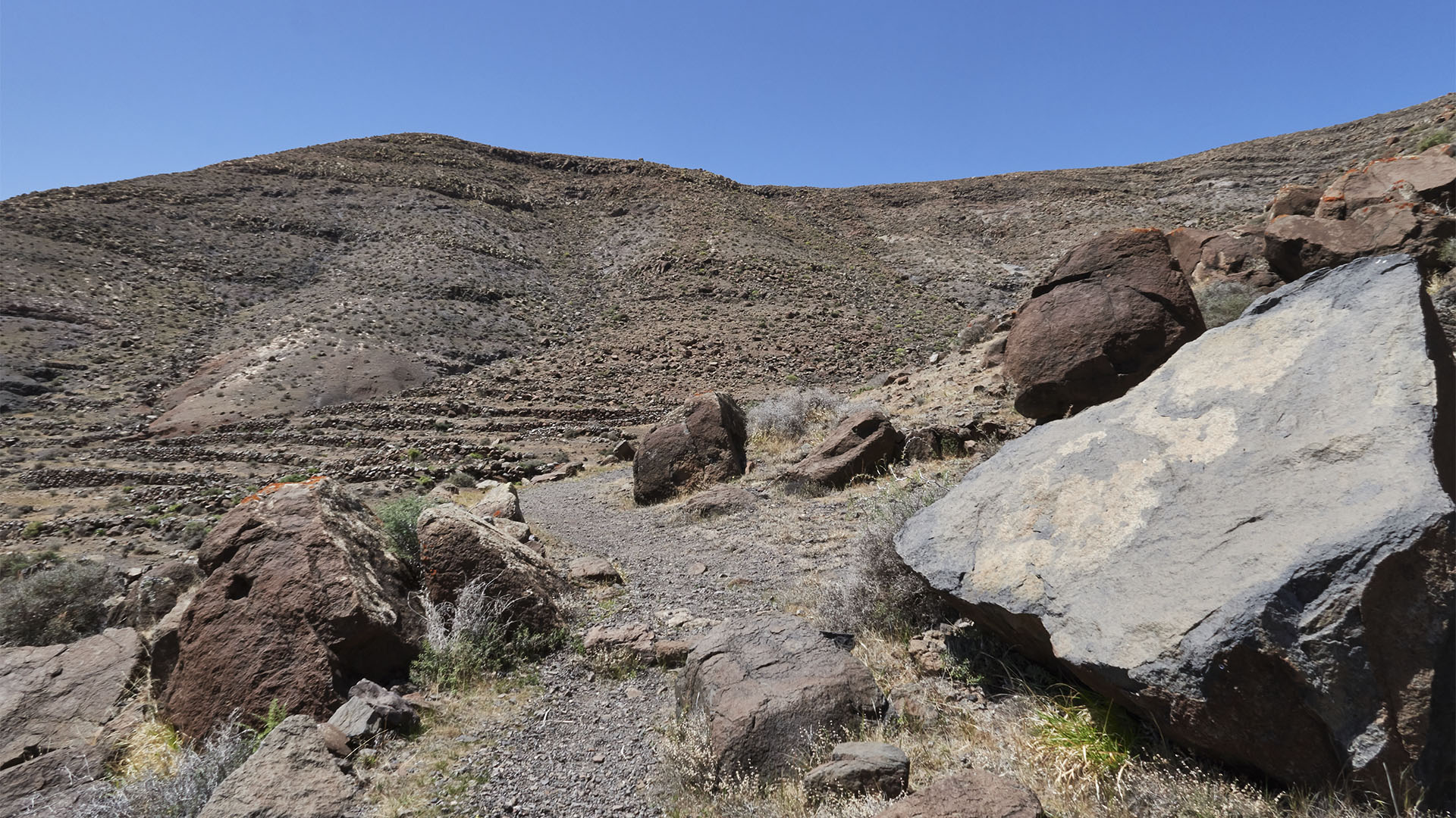 Der Wanderweg zu den Fuentes de El Chupadero.