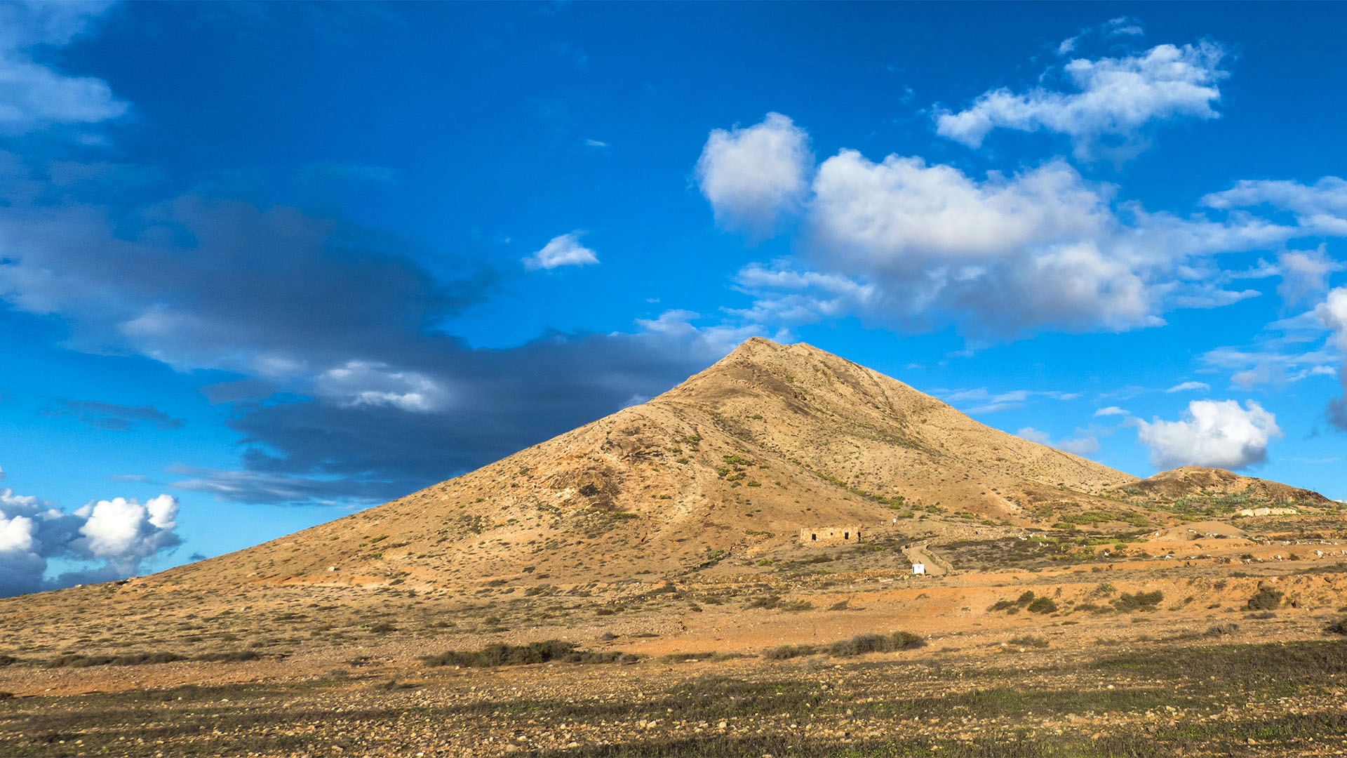 Wandern auf den Montaña Tindaya Fuerteventura.