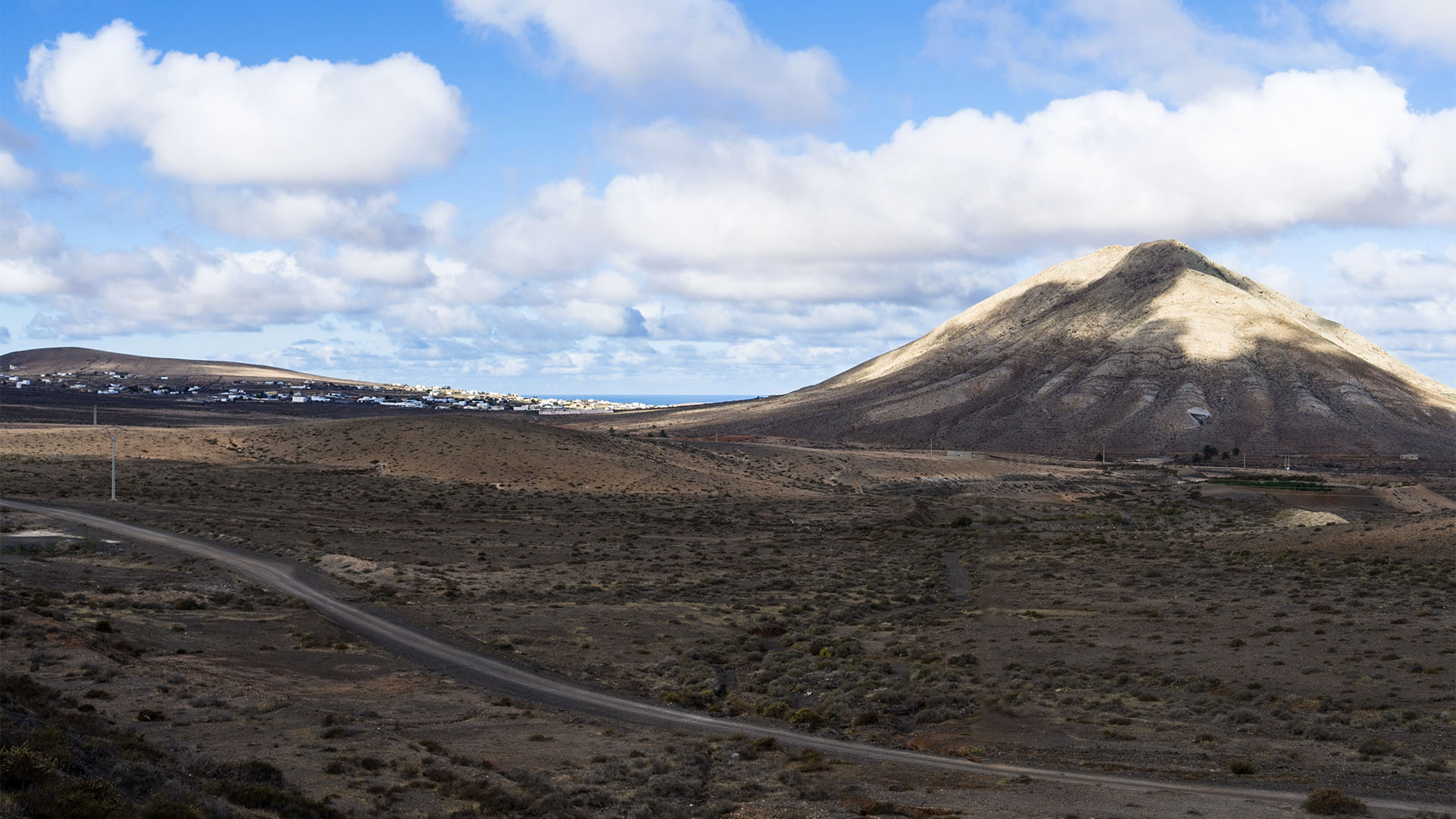 Wandern auf den Montaña Tindaya Fuerteventura.