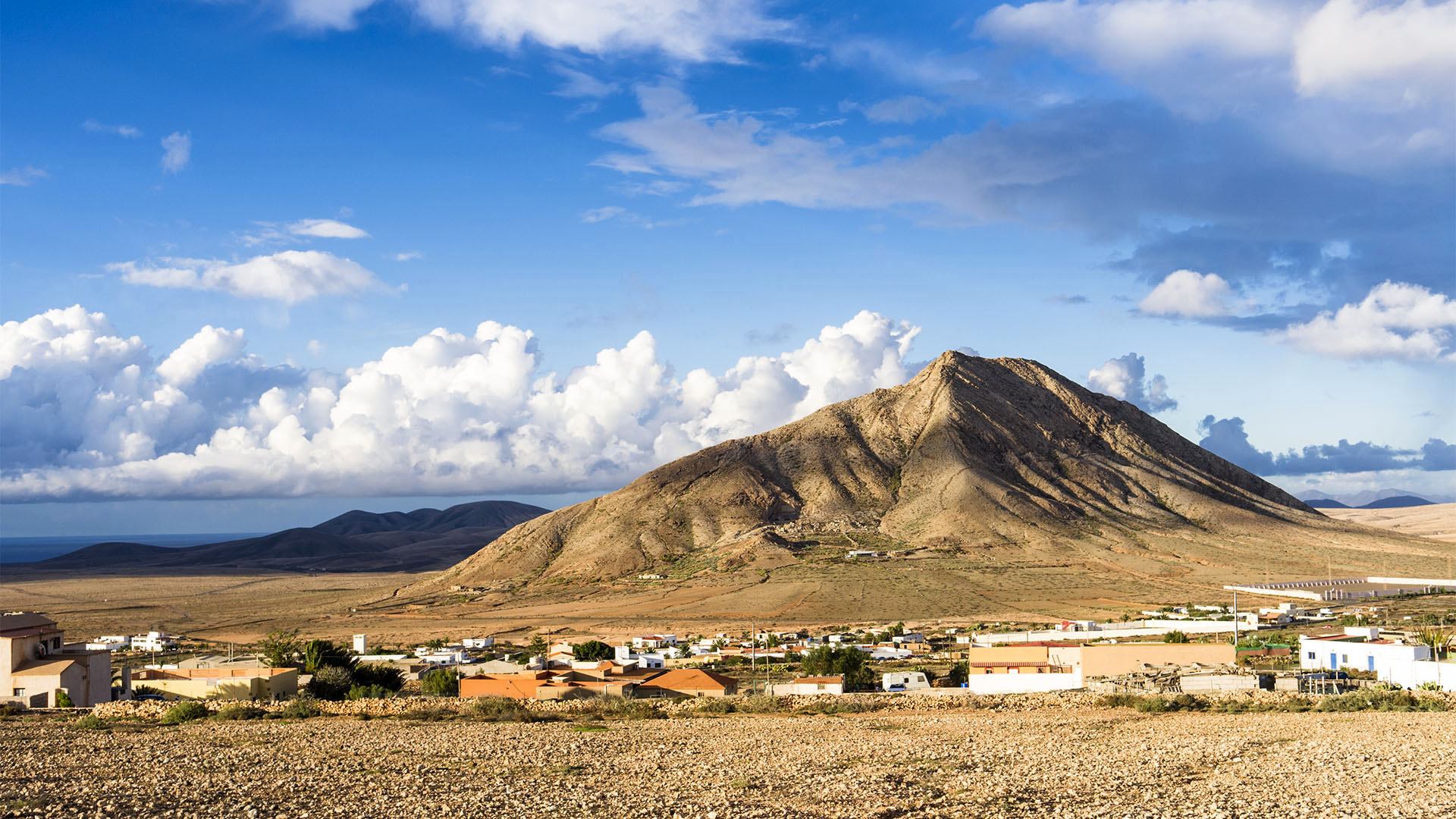 Wandern auf den Montaña Tindaya Fuerteventura.