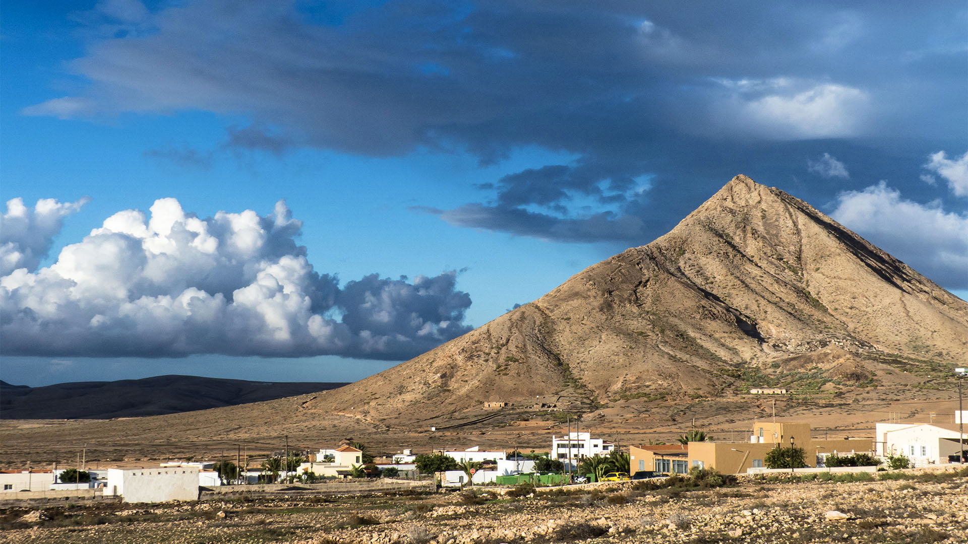 Wandern auf den Montaña Tindaya Fuerteventura.
