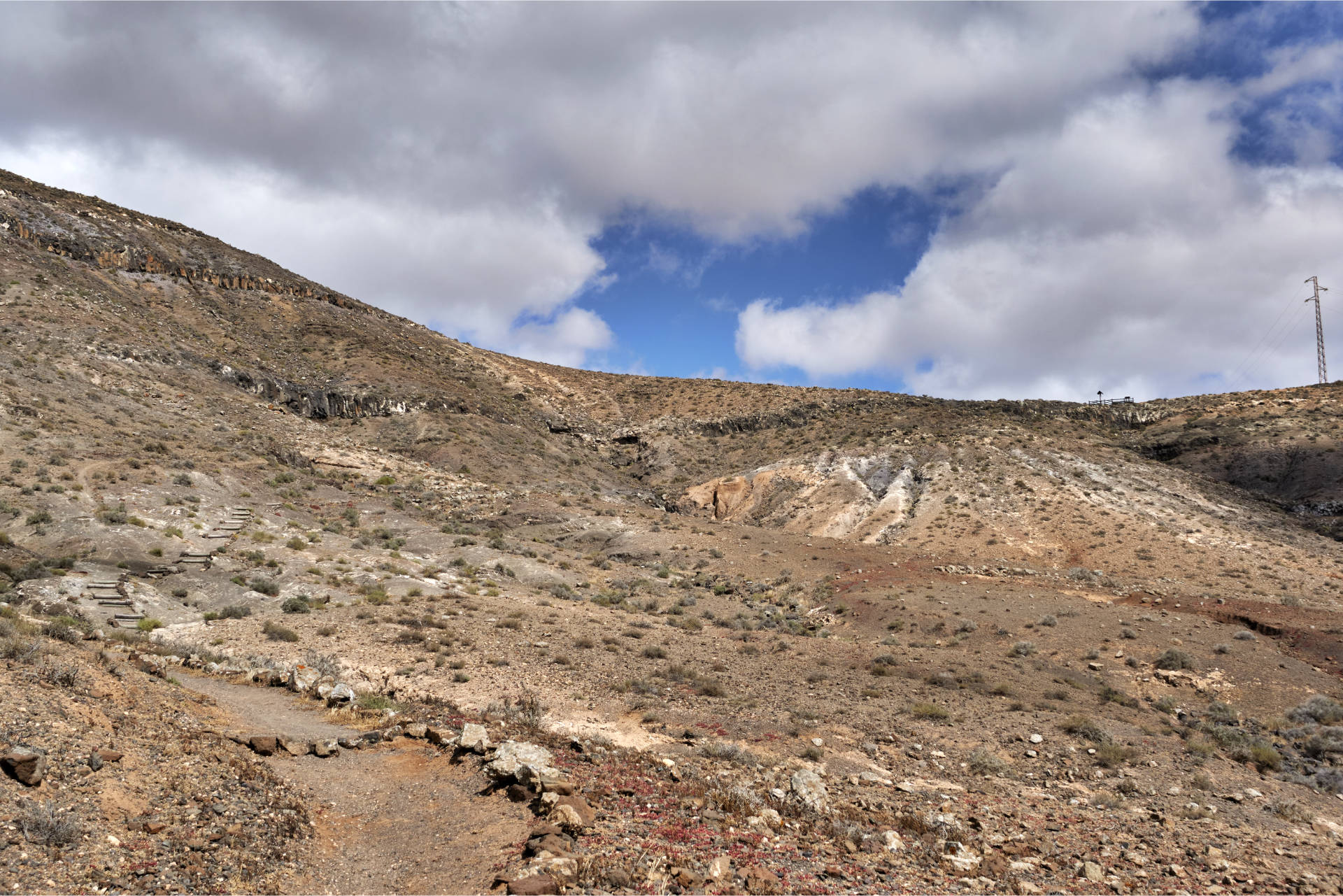 Wanderung zu der Quelle Fuente de Tababaire Fuerteventura.