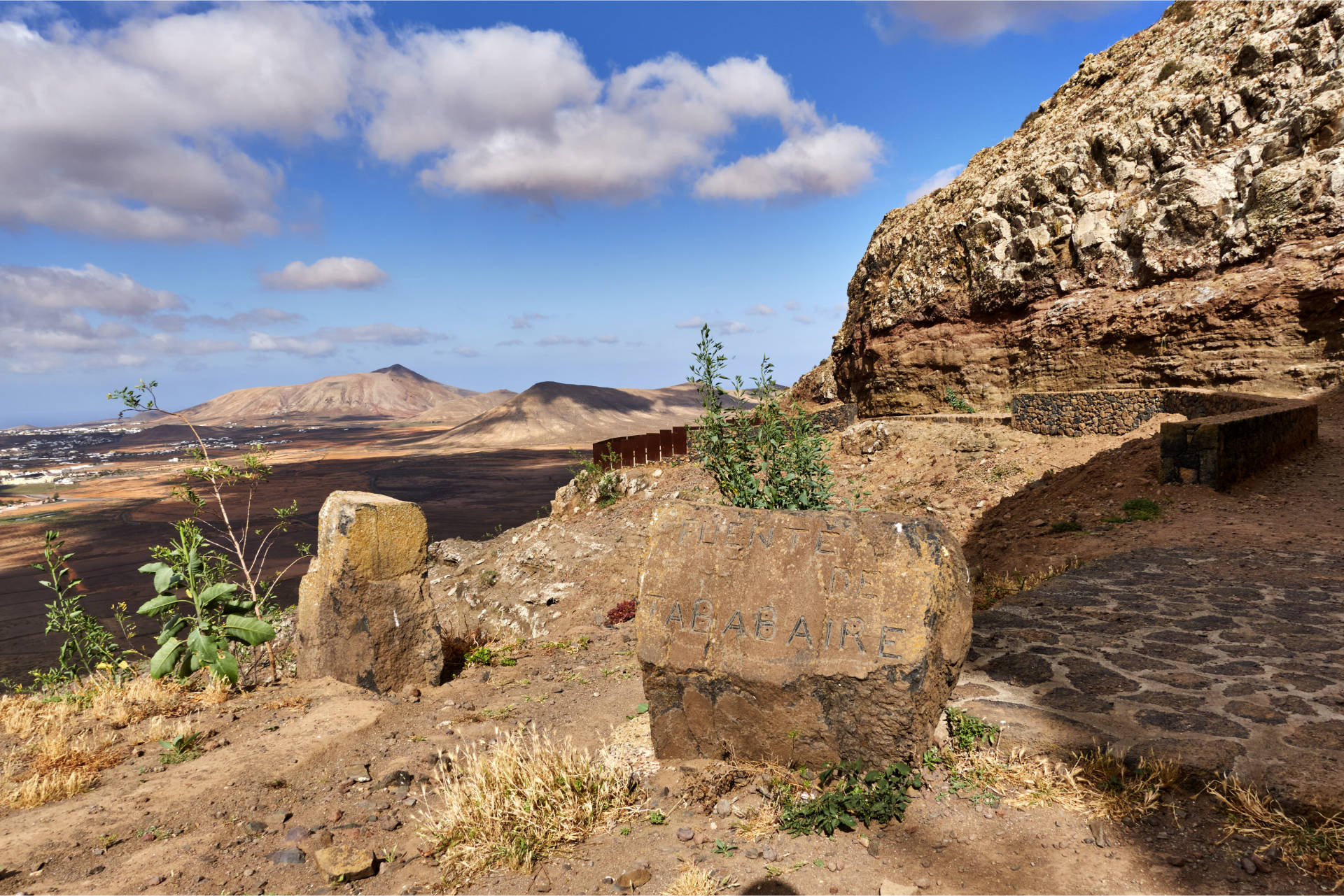 Wanderung zu der Quelle Fuente de Tababaire Fuerteventura.