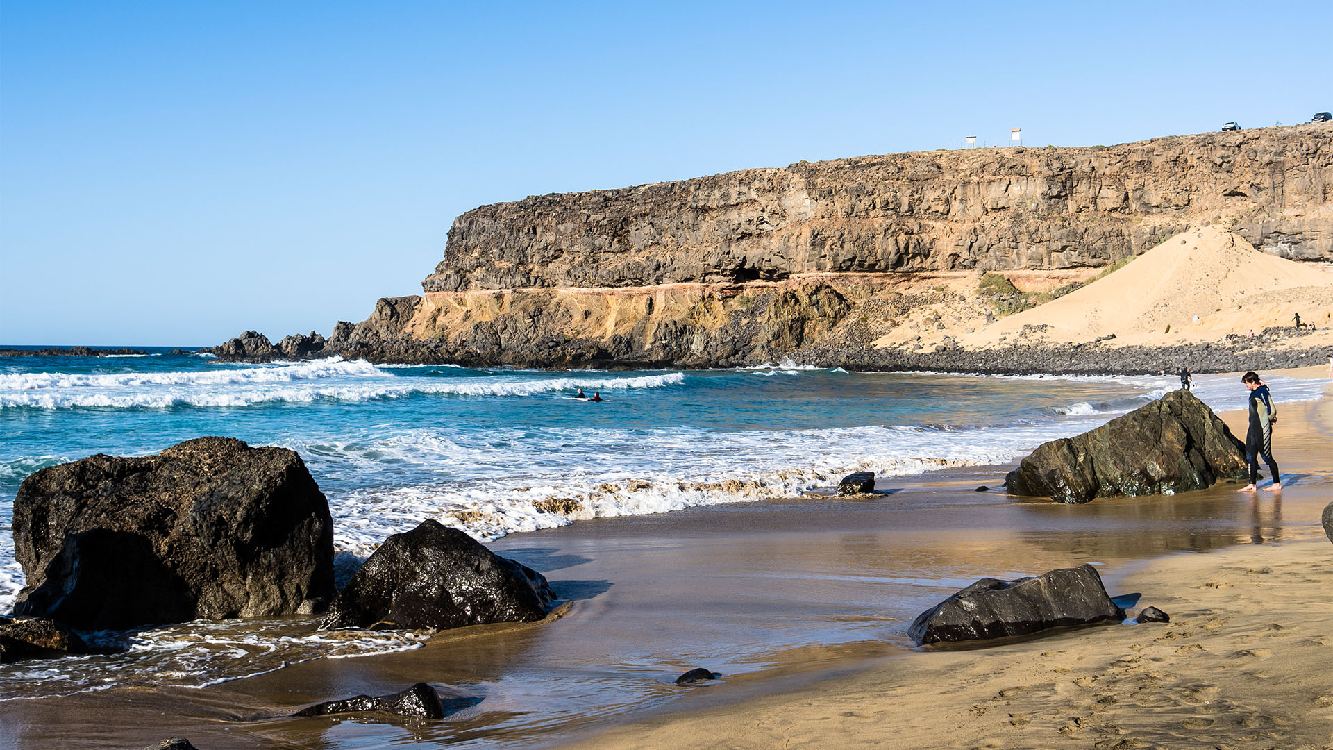 Wandern + Trekking auf Fuerteventura: Von Tindaya durch den Barranco Esquinzo nach El Cotillo.