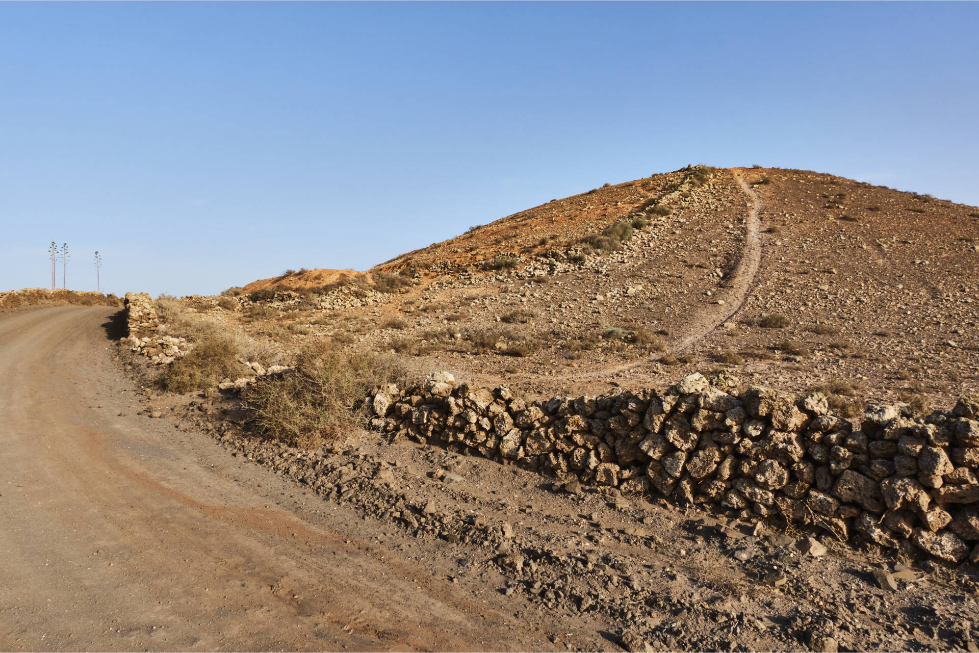 Über den GR-131 von Villaverde nach Lajares Fuerteventura.