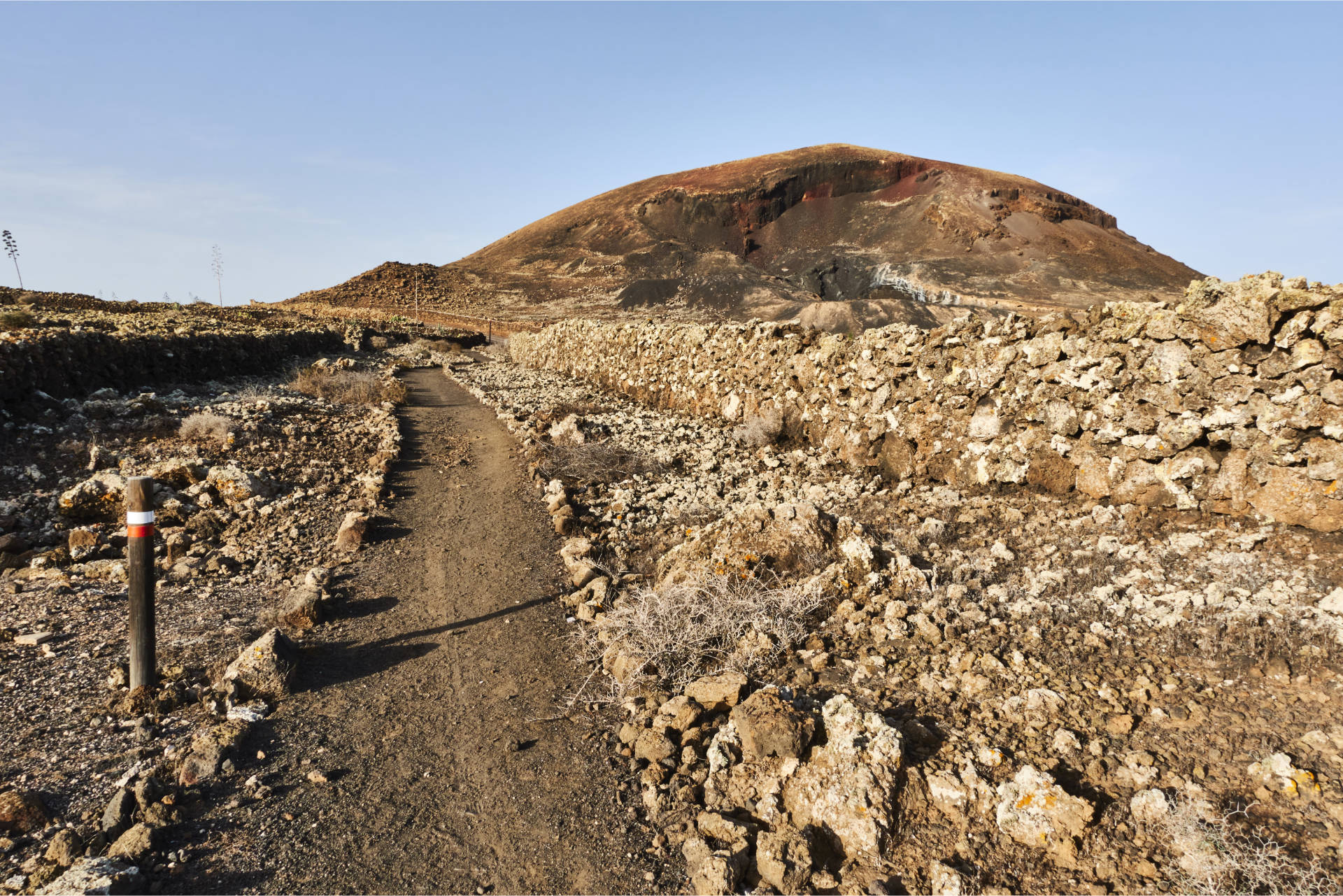 Über den GR-131 von Villaverde nach Lajares Fuerteventura.