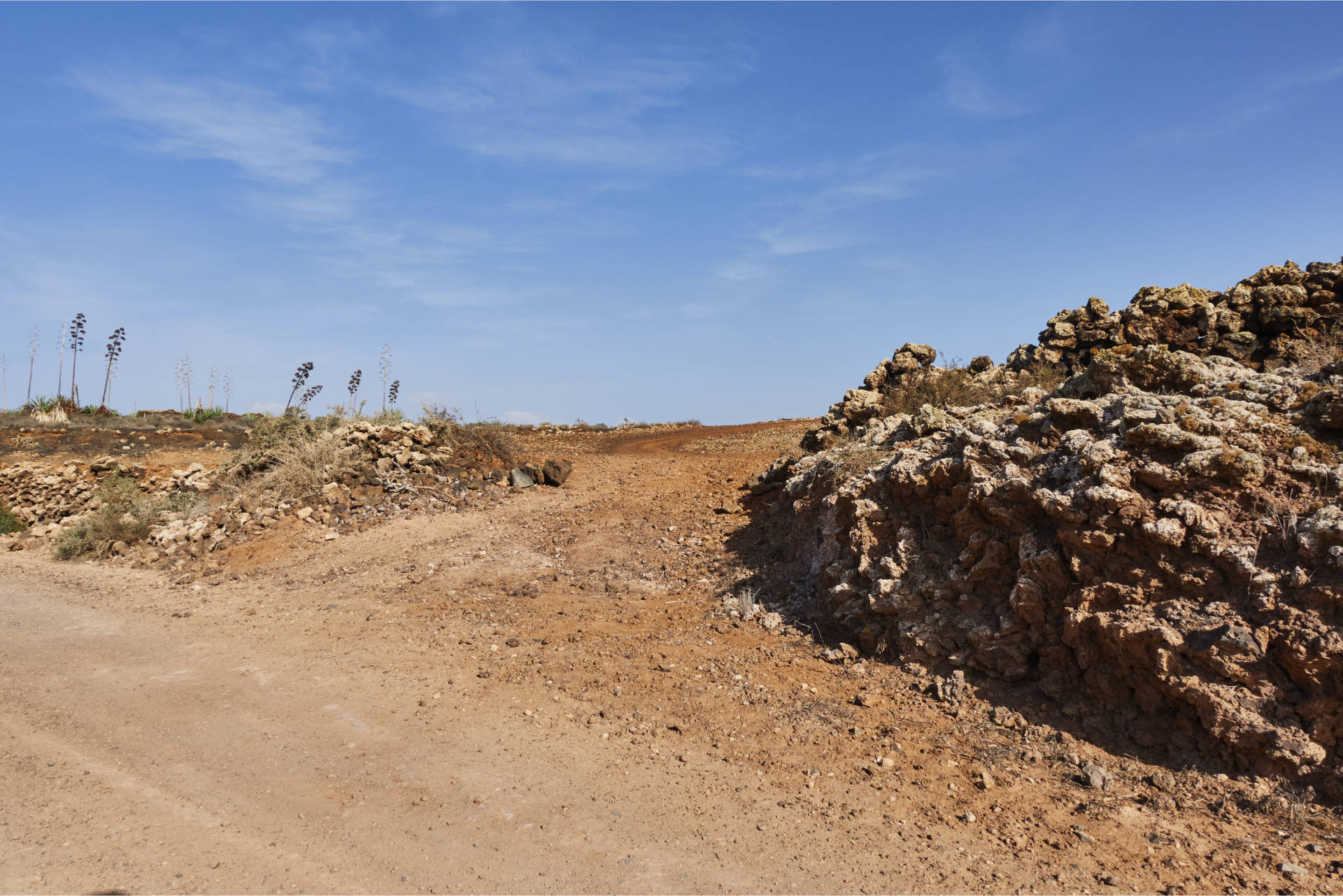 Über den GR-131 von Villaverde nach Lajares Fuerteventura.