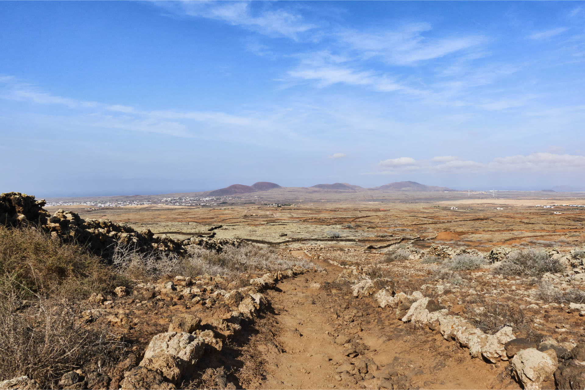 Über den GR-131 von Villaverde nach Lajares Fuerteventura.