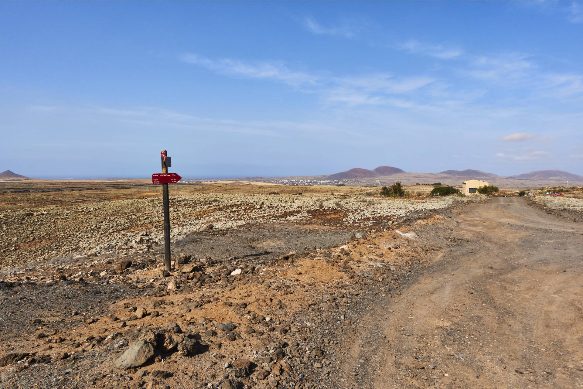 Über den GR-131 von Villaverde nach Lajares Fuerteventura.